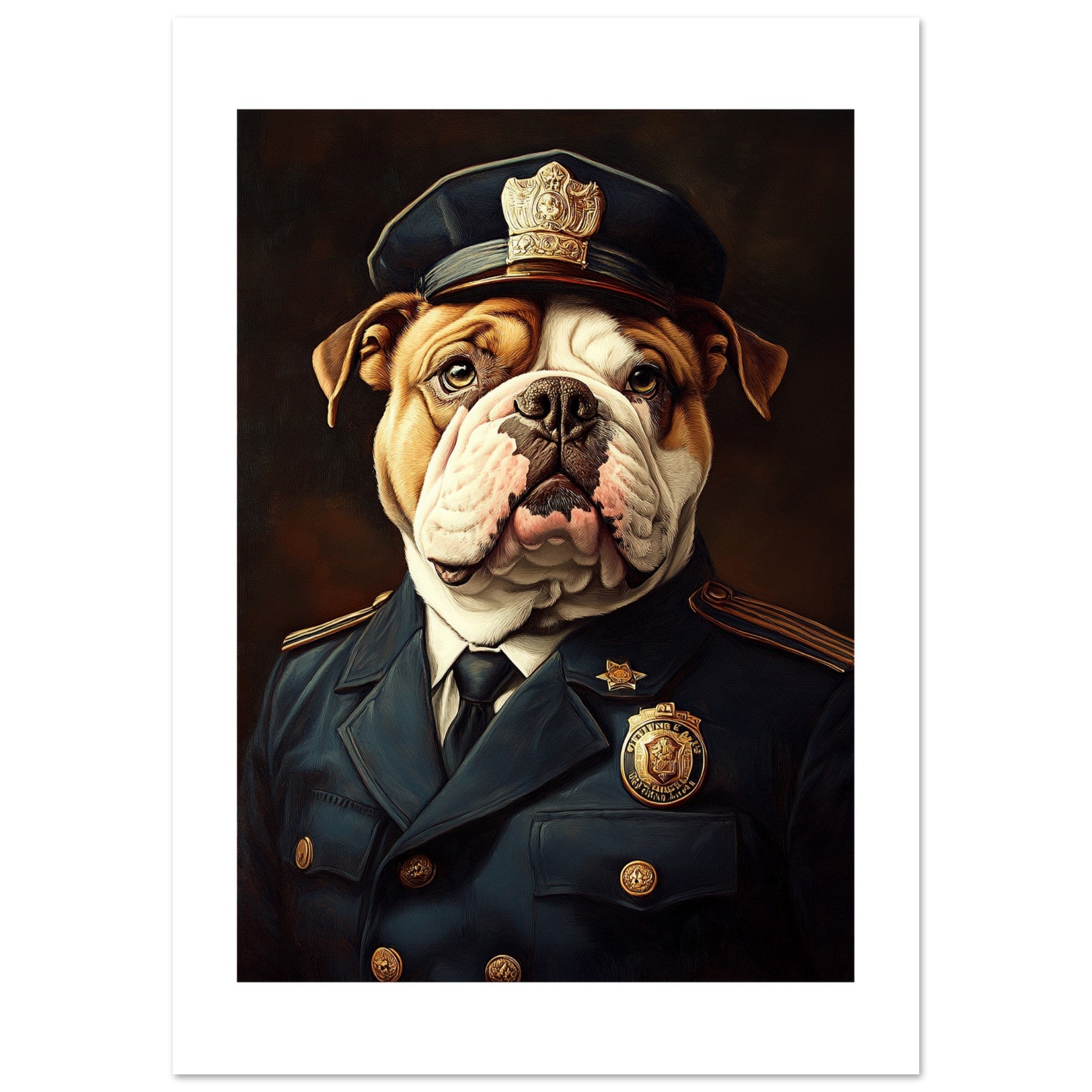 Bulldog Poster / Bulldog Art Work / Bulldog Print