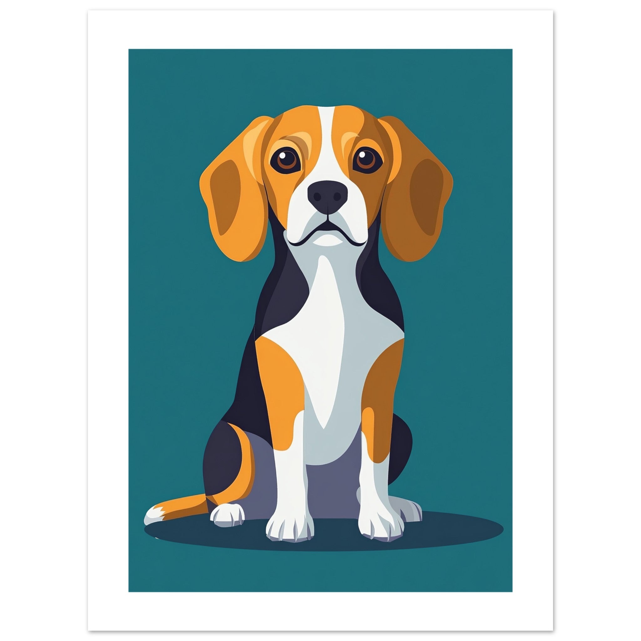 Beagle poster / Beagle Art Work / Beagle Print