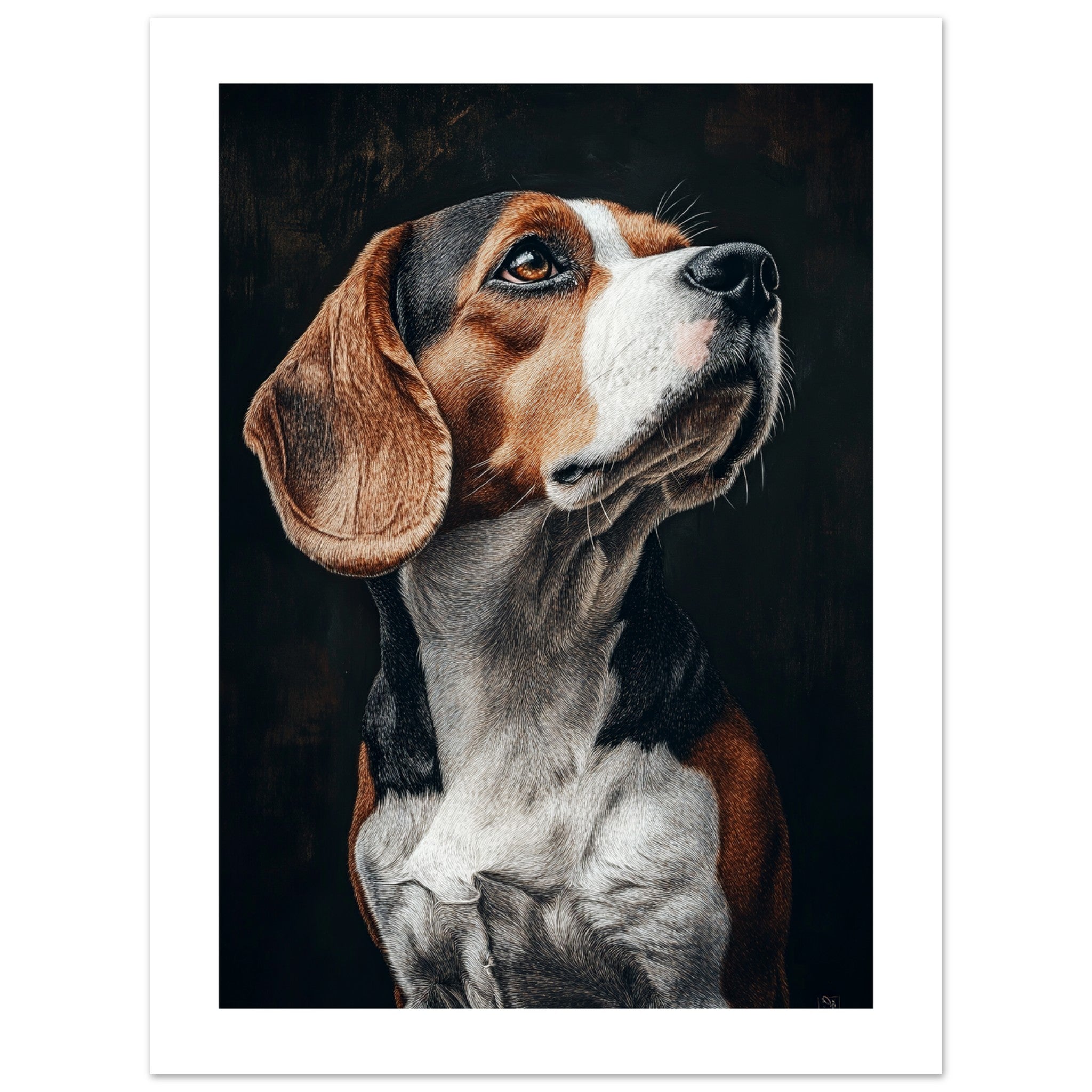 Beagle poster / Beagle Art Work / Beagle Print