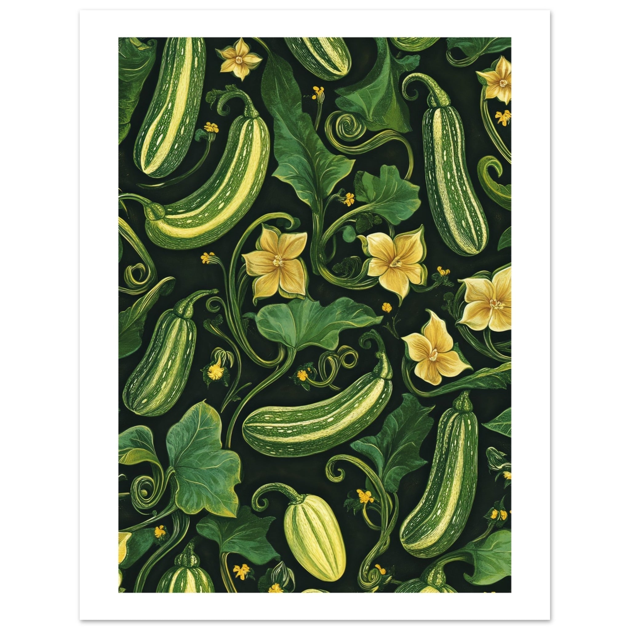 A pattern of Zucchinis