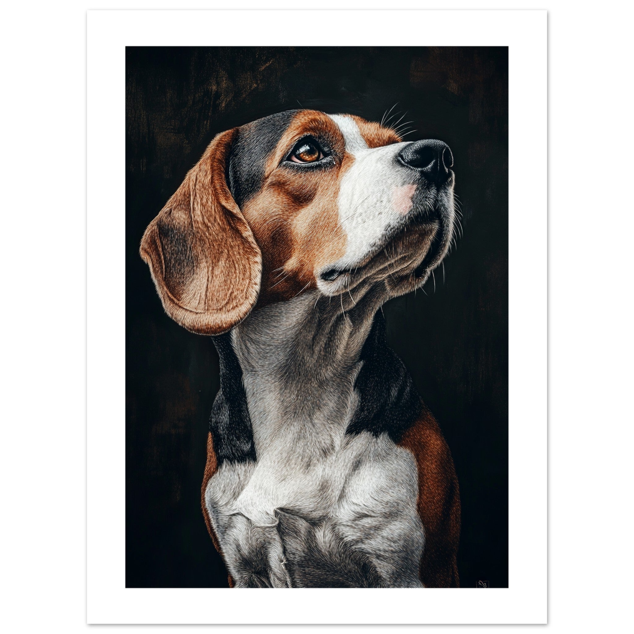 Beagle poster / Beagle Art Work / Beagle Print