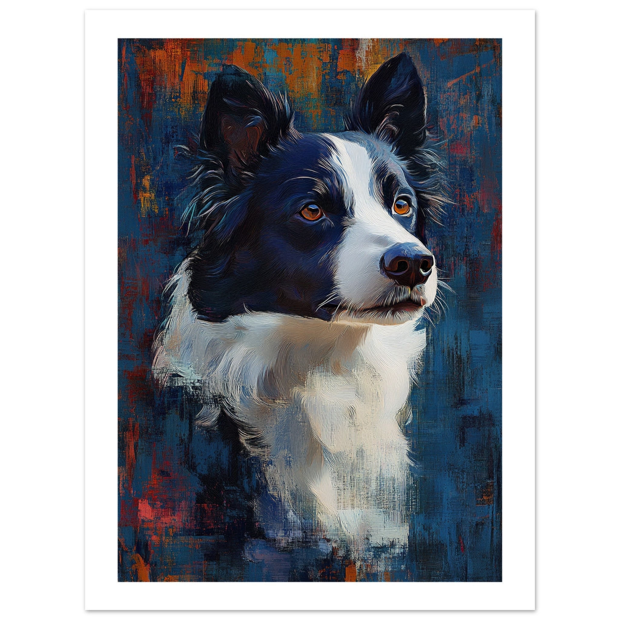 Border Collie Poster / Border Collie Art Work / Border Collie Print