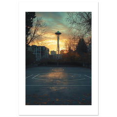 Basketball Court in Seattle Washington 1