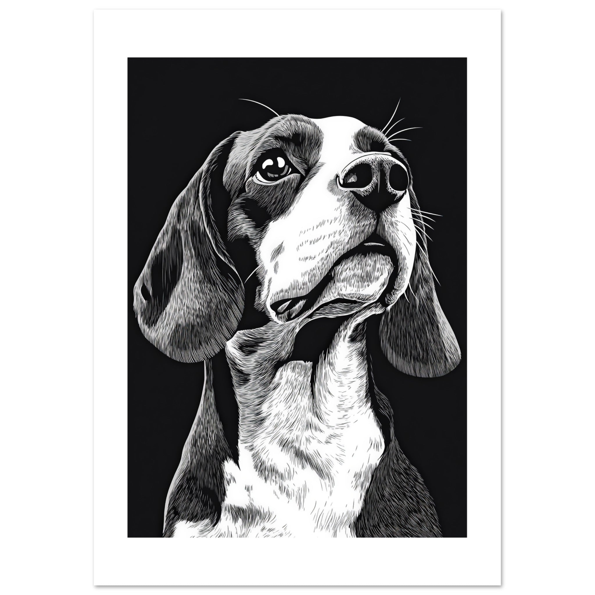 Beagle poster / Beagle Art Work / Beagle Print
