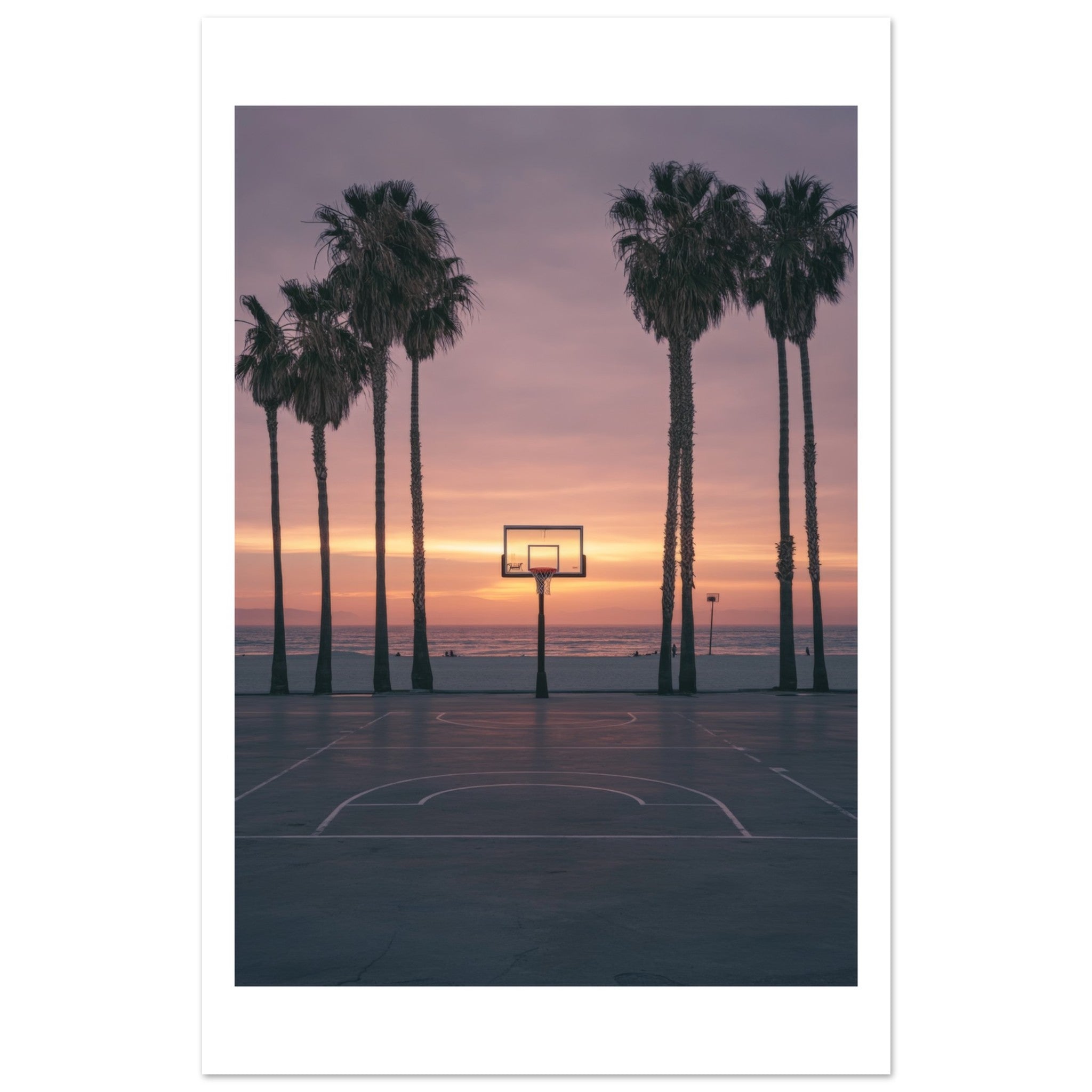Basketball Court in Venice Beach California 1