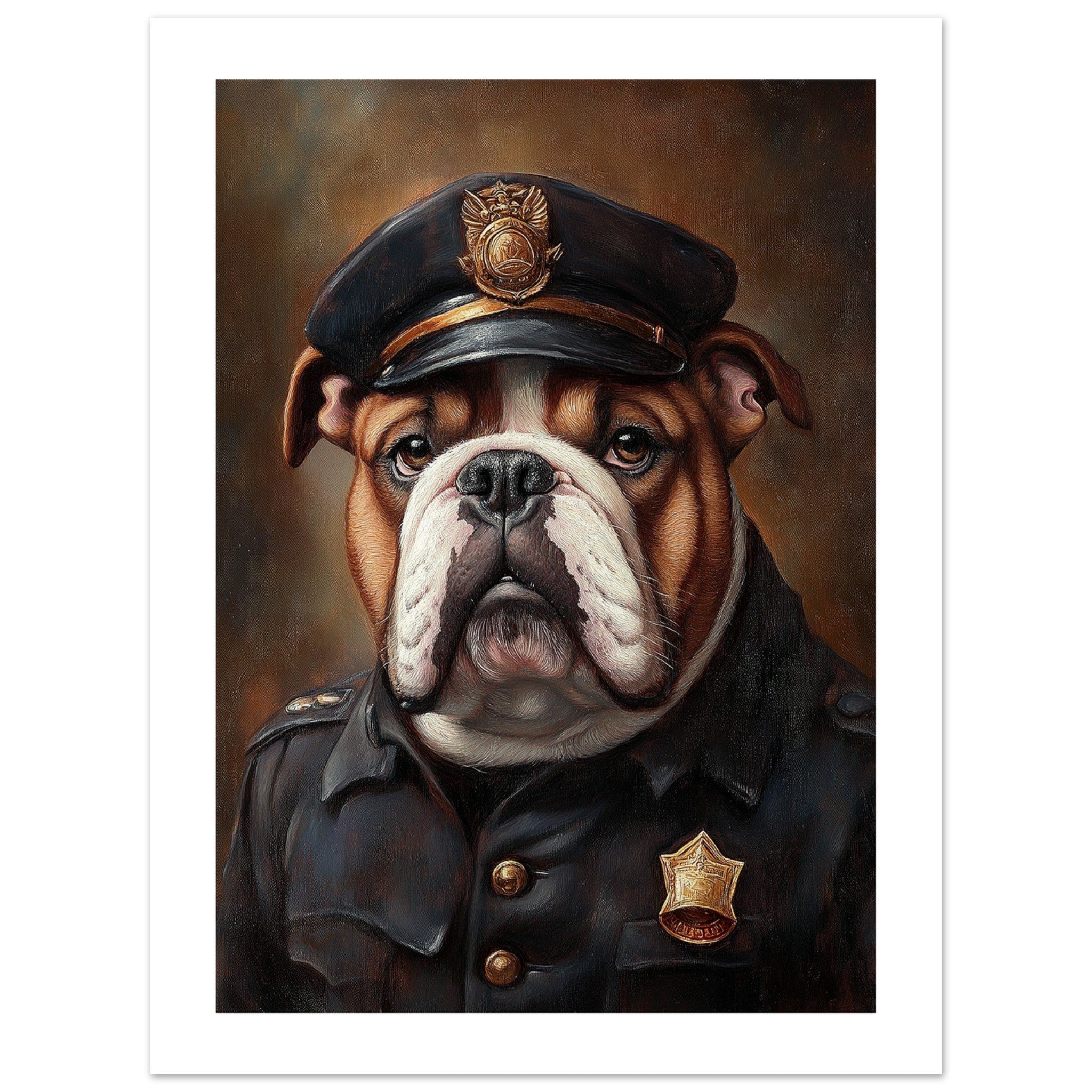 Bulldog Poster / Bulldog Art Work / Bulldog Print
