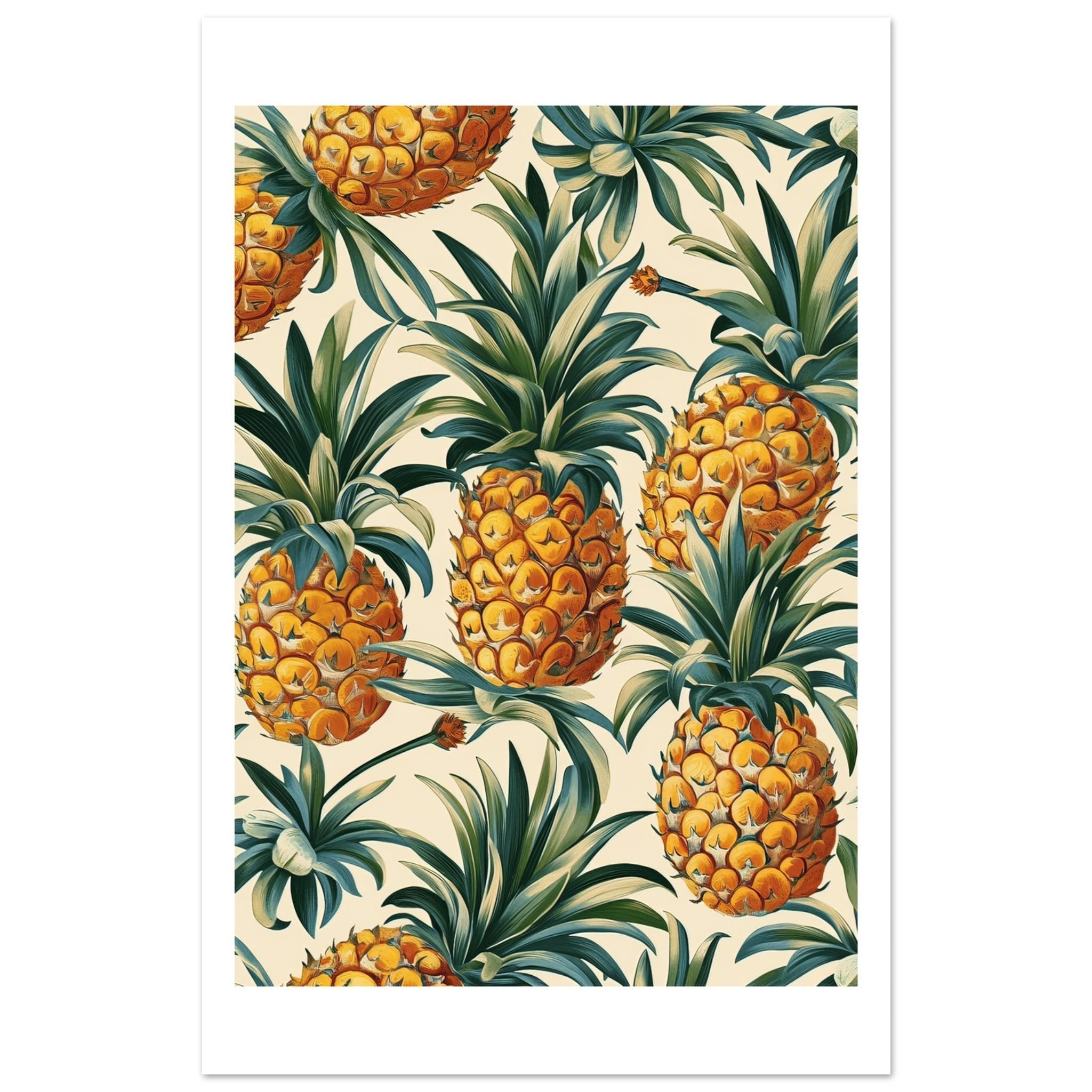 A pattern of Pineapples