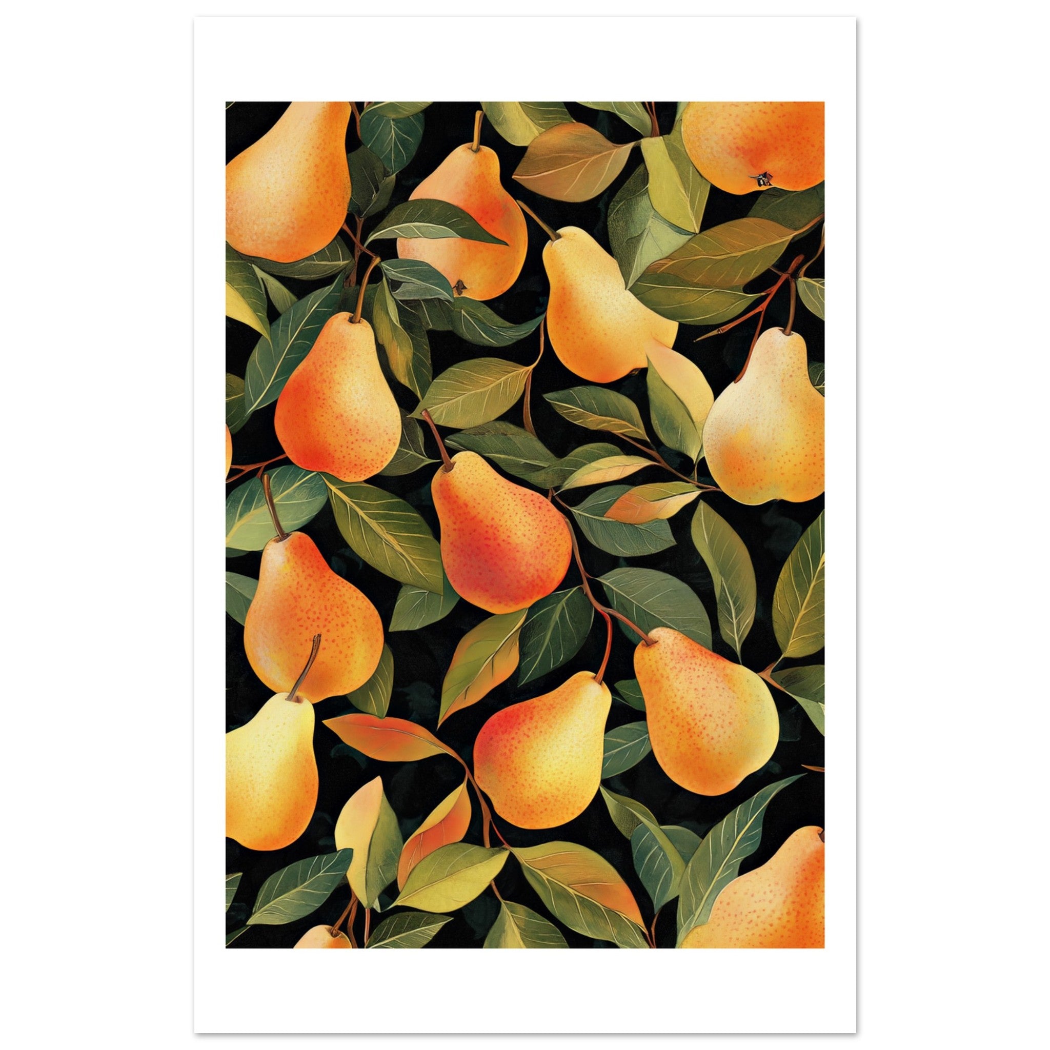 A pattern of pears