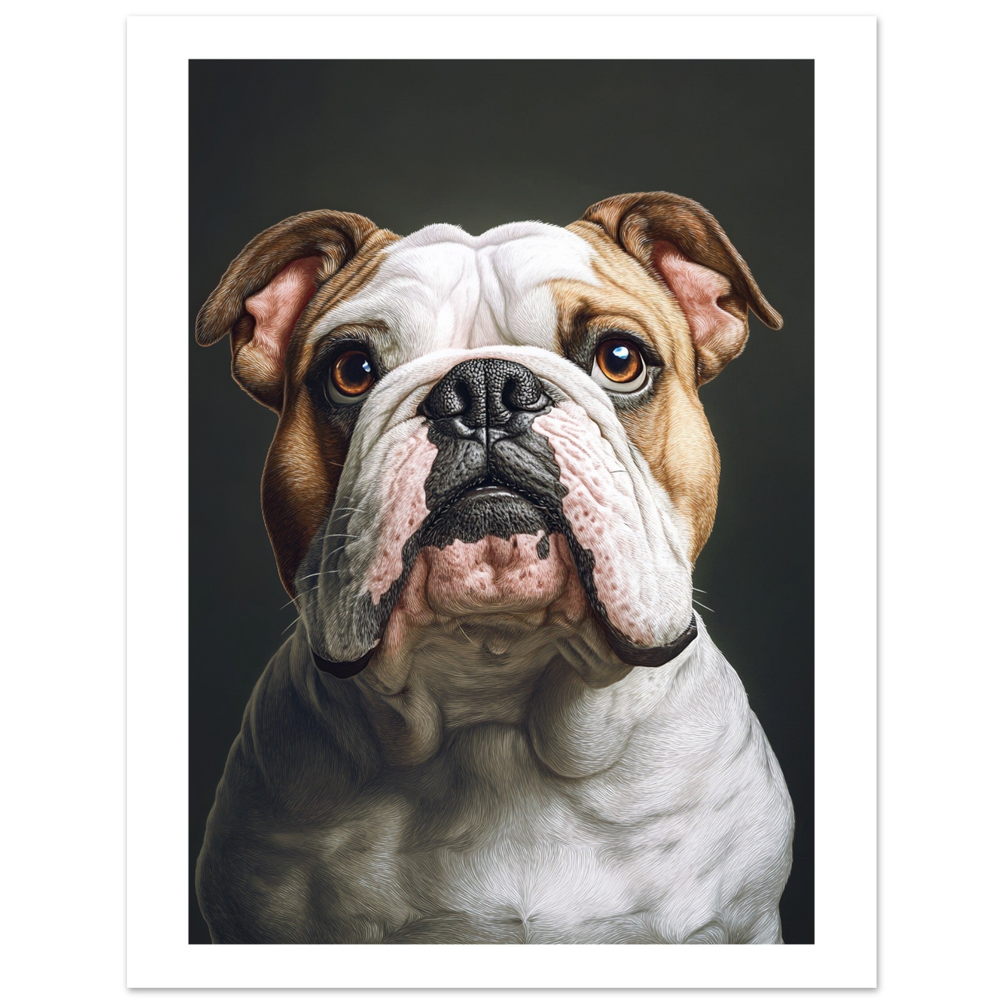 Bulldog Poster / Bulldog Art Work / Bulldog Print