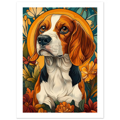 Beagle poster / Beagle Art Work / Beagle Print