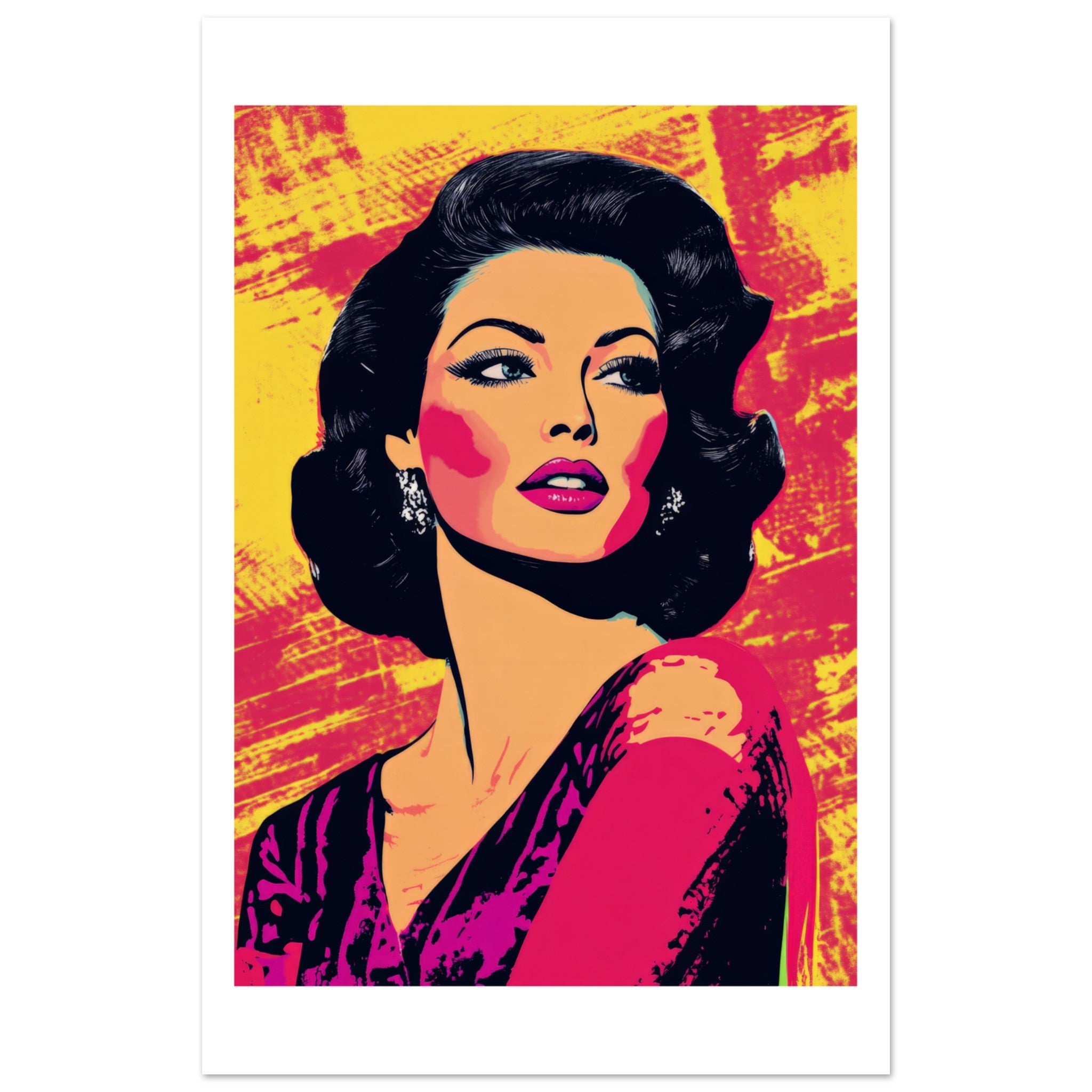 Ava Gardner Poster Art Print // Wall-Art Of Famous Ava Gardner