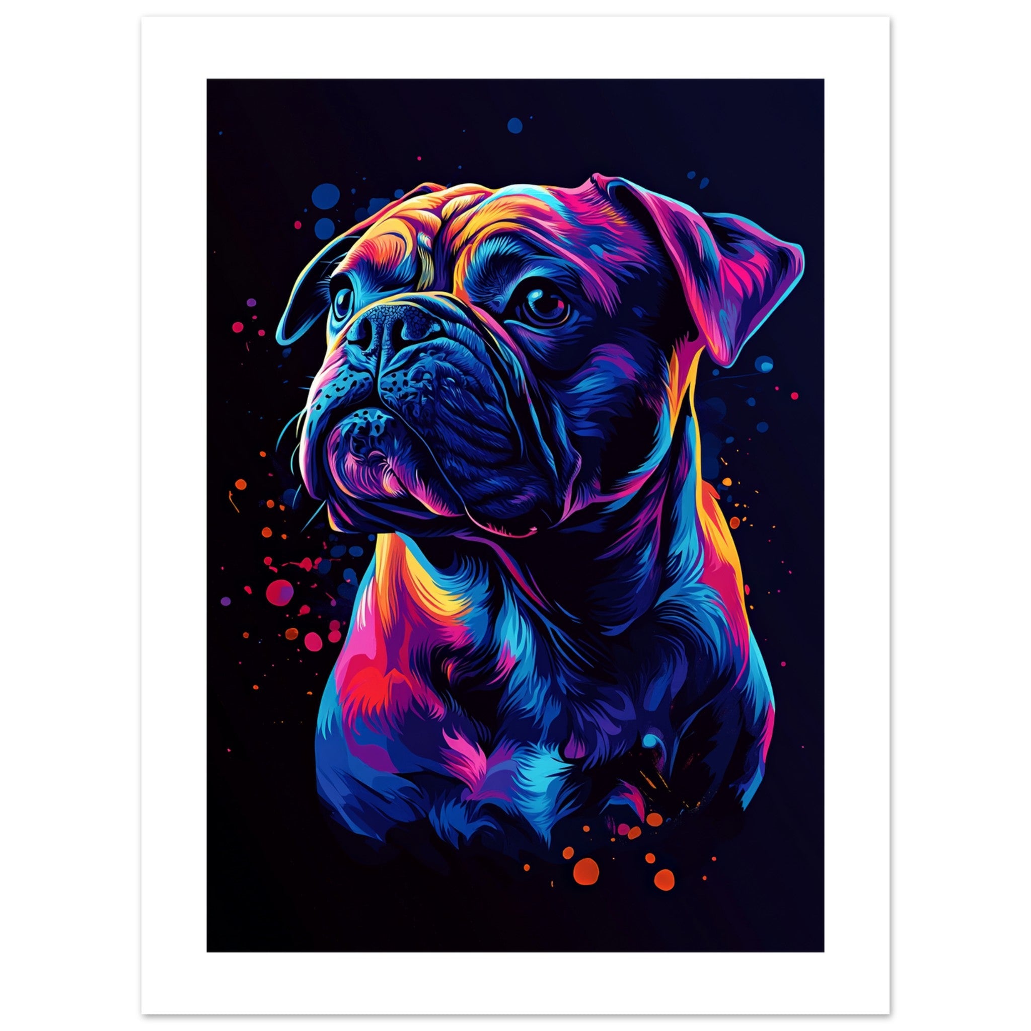 Bulldog Poster / Bulldog Art Work / Bulldog Print