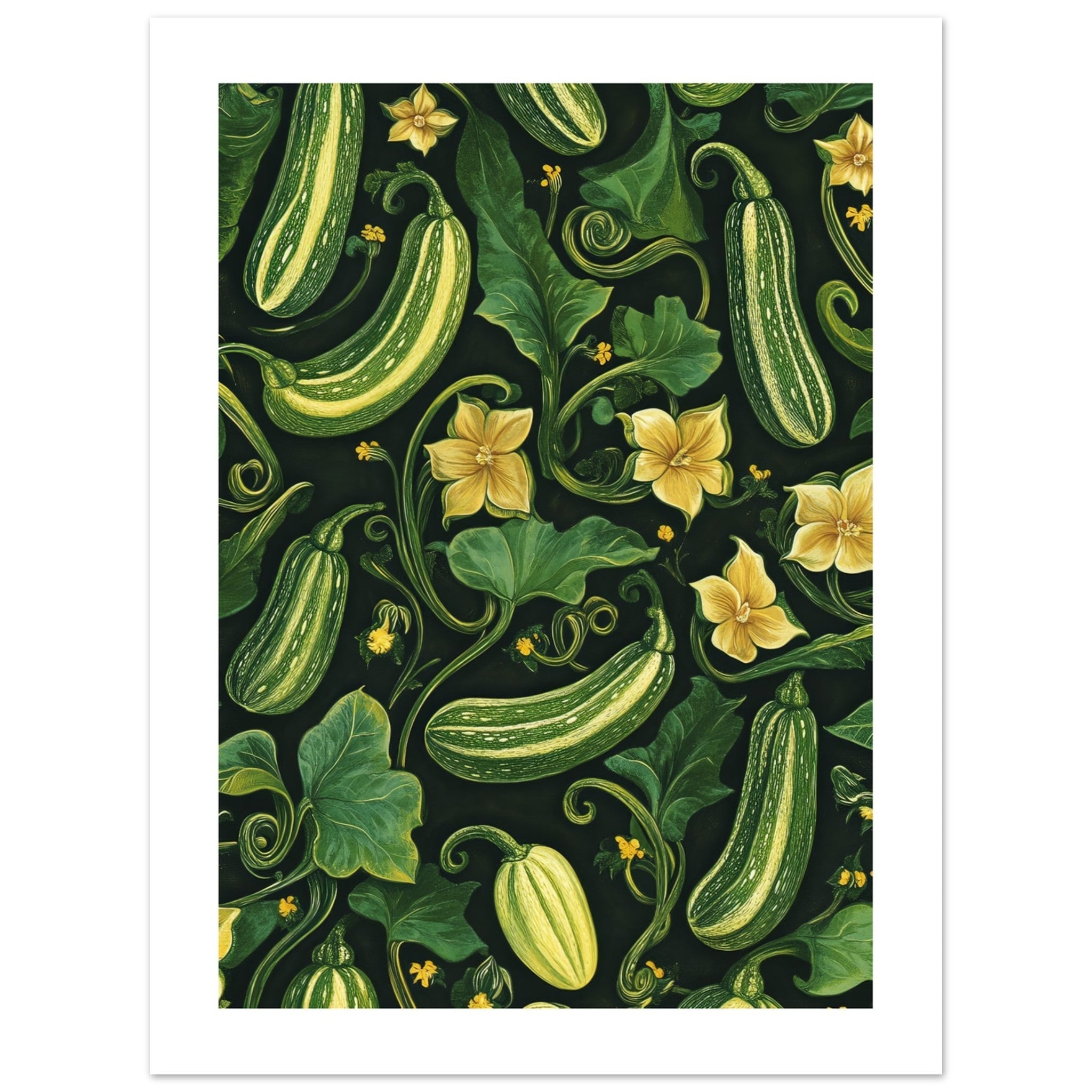 A pattern of Zucchinis