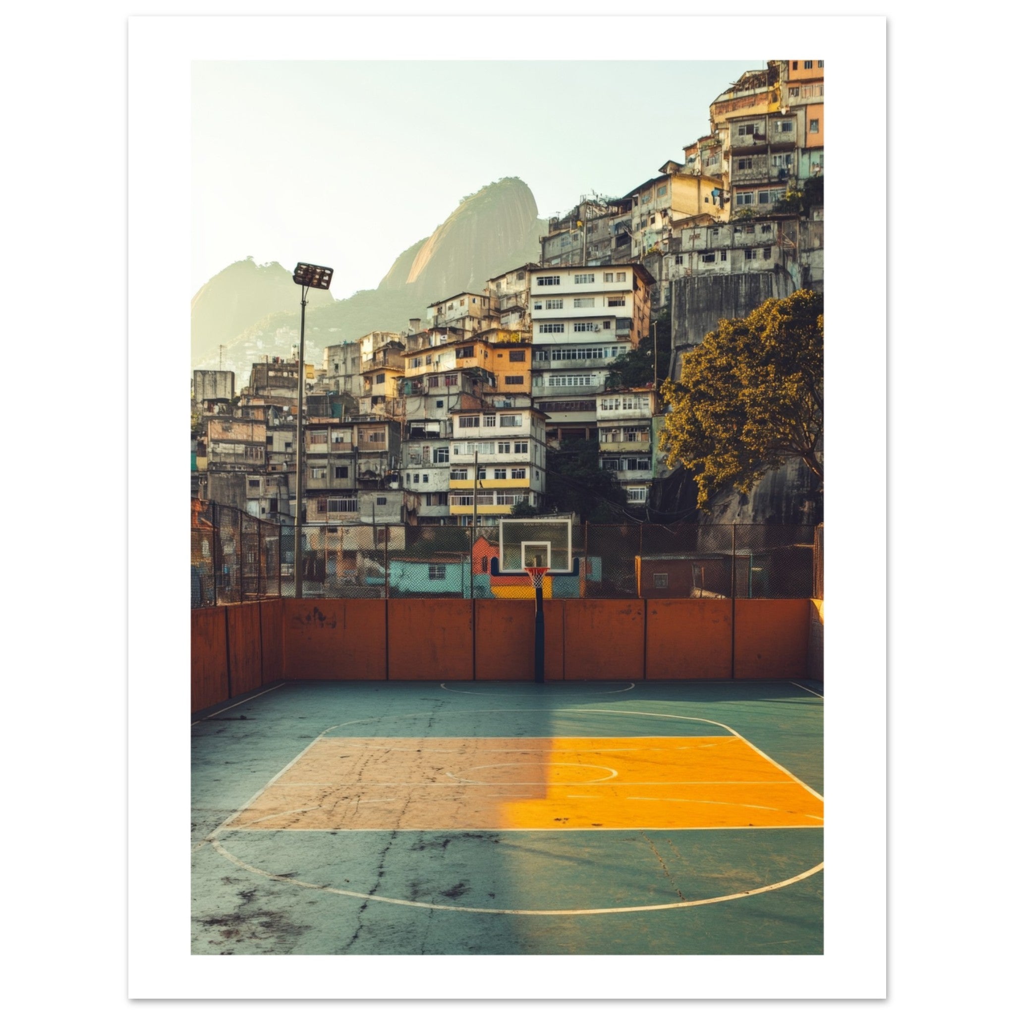 Basketball Court in Favela Rio de Janeiro 3