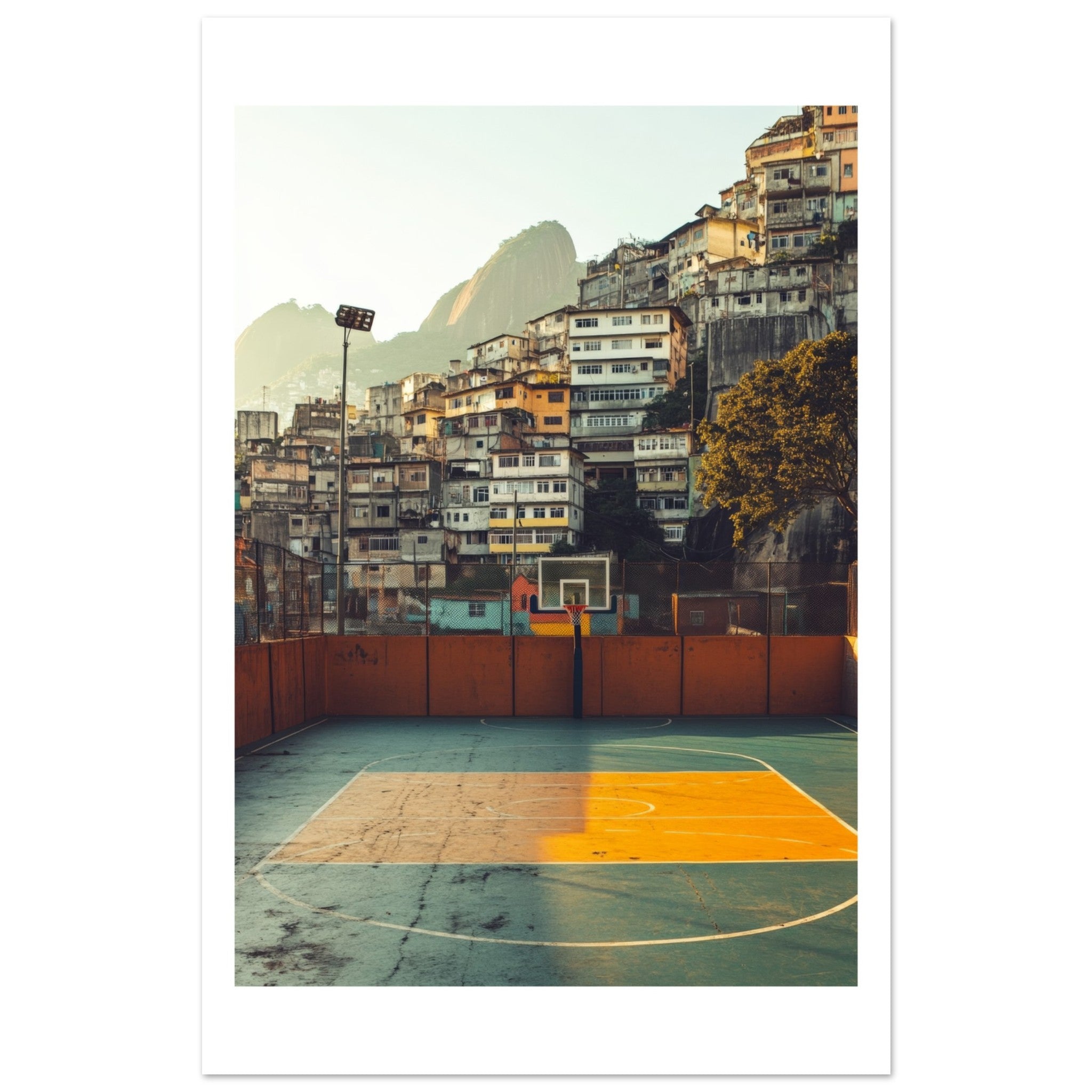 Basketball Court in Favela Rio de Janeiro 3