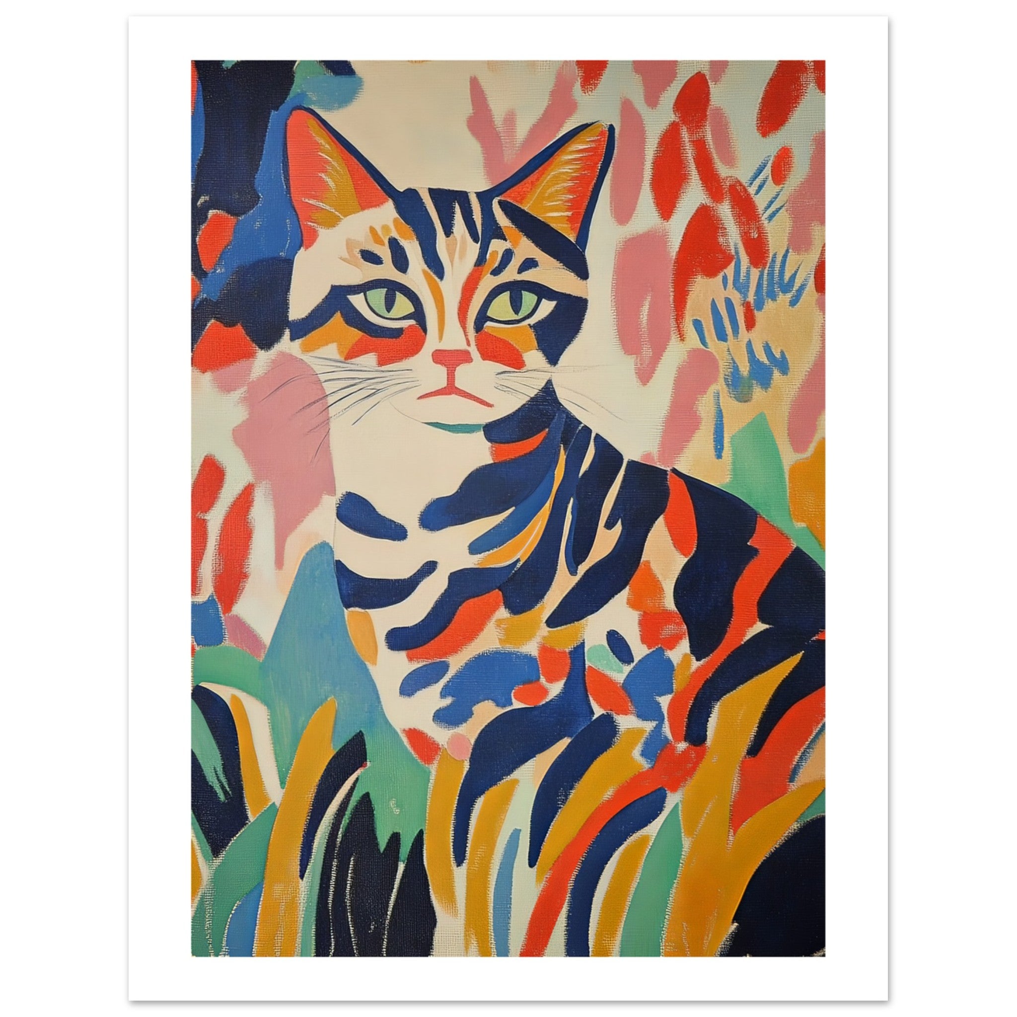 Bengal Cat Inspired by Matisse 2