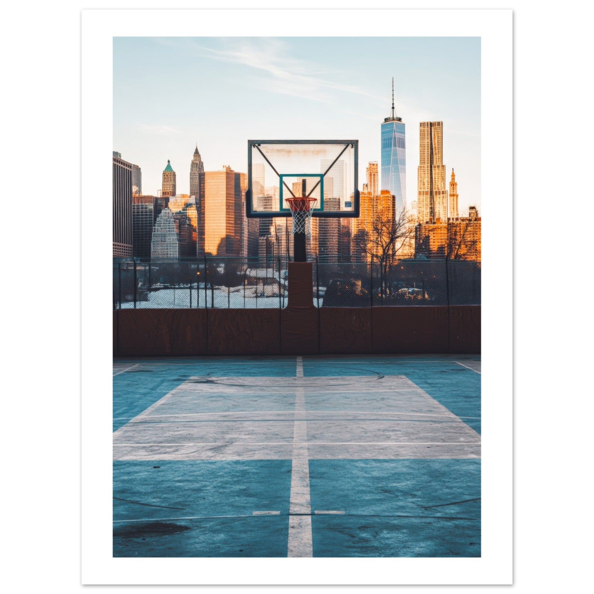 Basketball Court in New York City