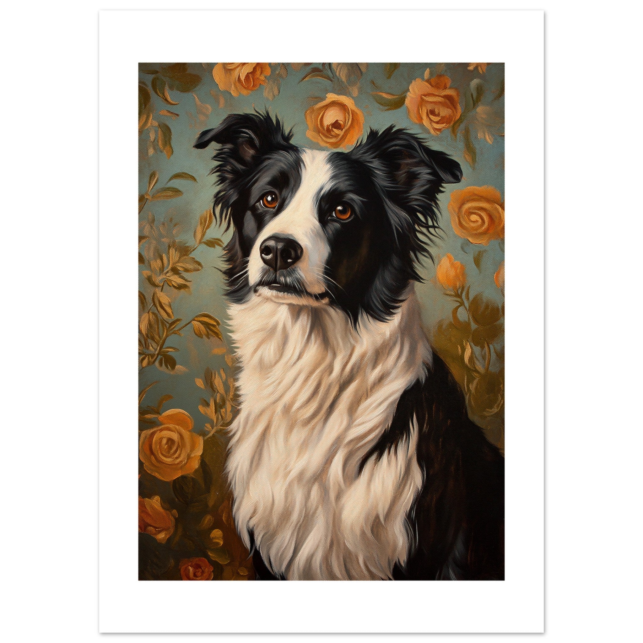 Border Collie Poster / Border Collie Art Work / Border Collie Print