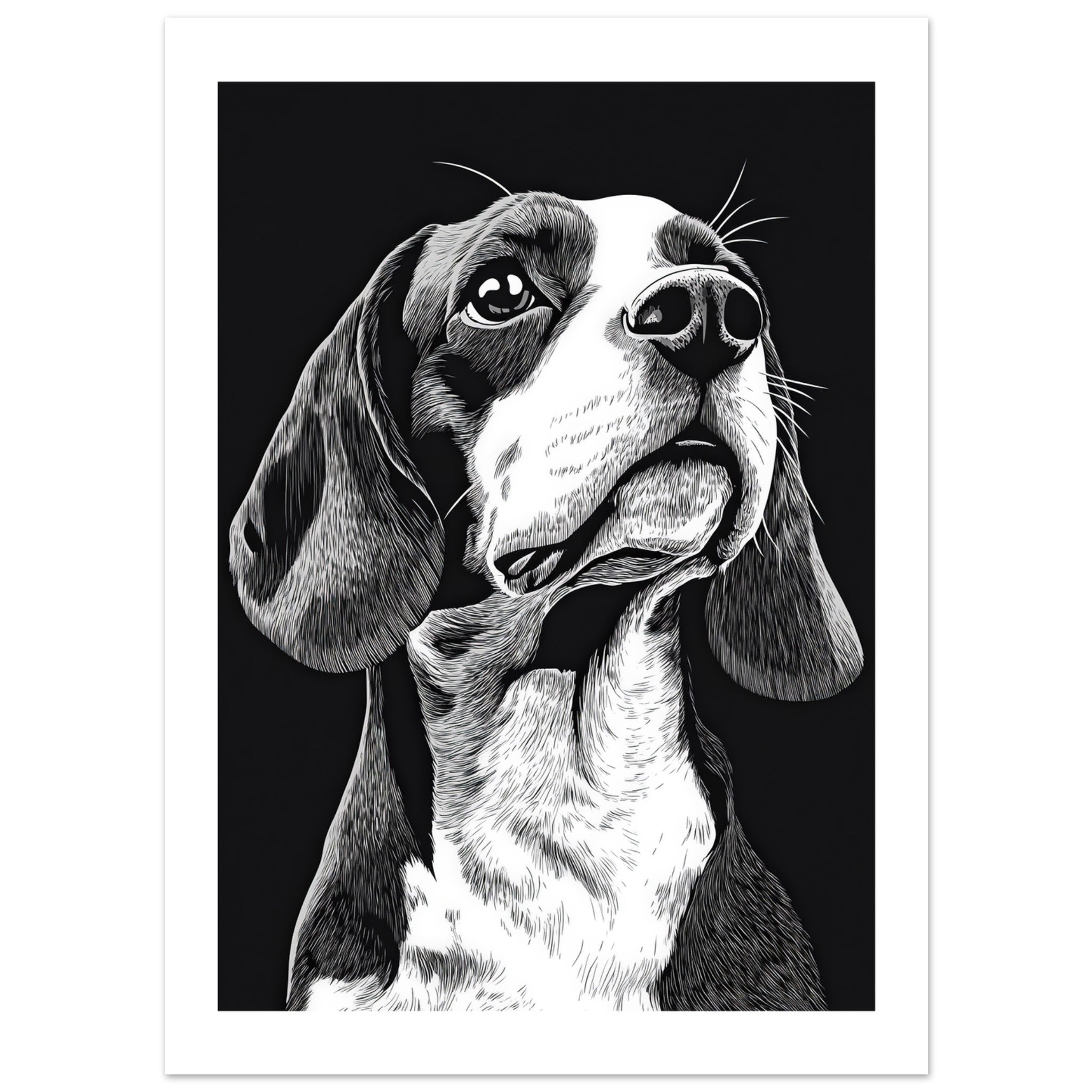 Beagle poster / Beagle Art Work / Beagle Print
