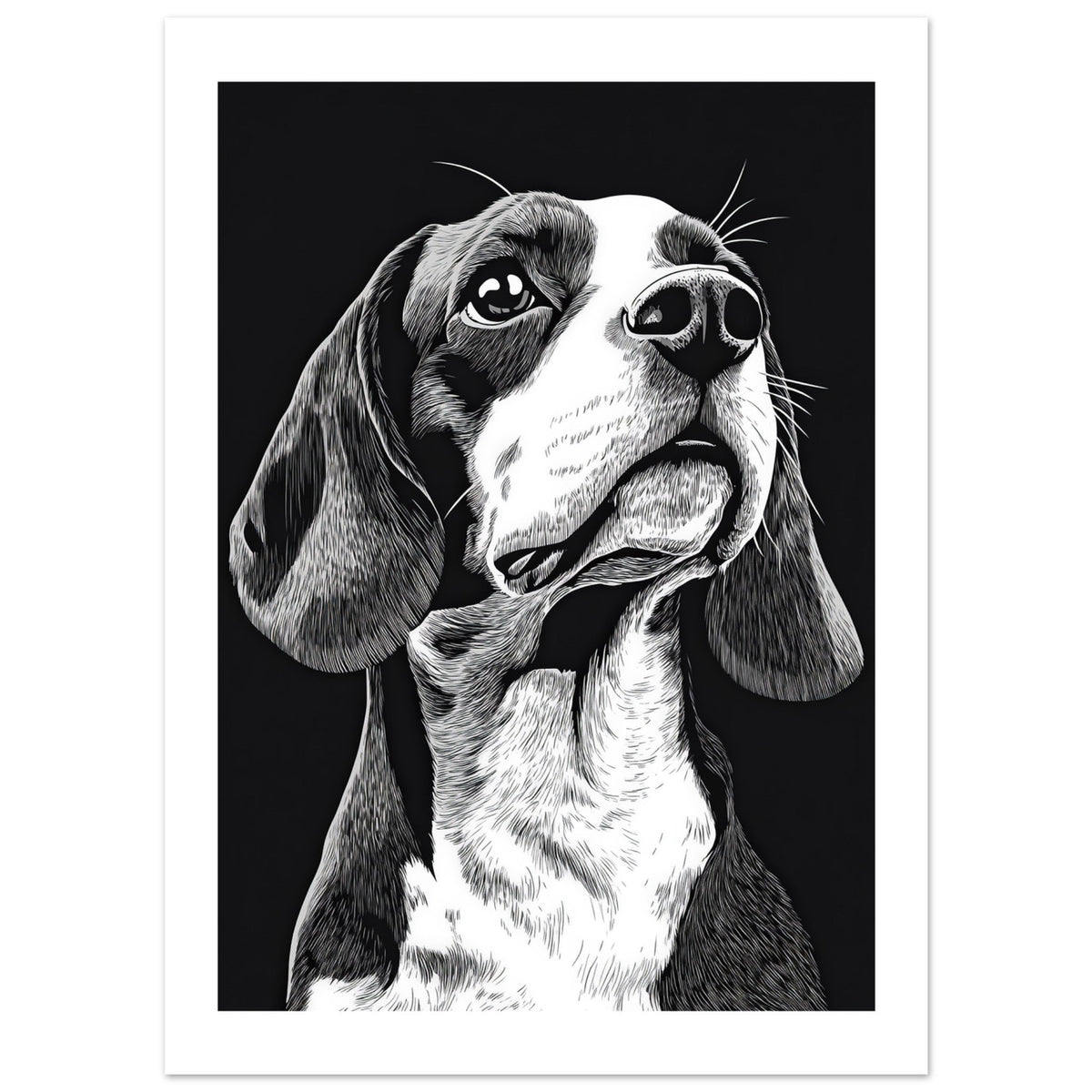 Beagle poster / Beagle Art Work / Beagle Print