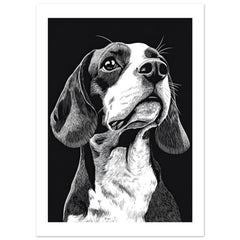 Beagle poster / Beagle Art Work / Beagle Print