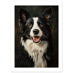 Border Collie Poster / Border Collie Art Work / Border Collie Print