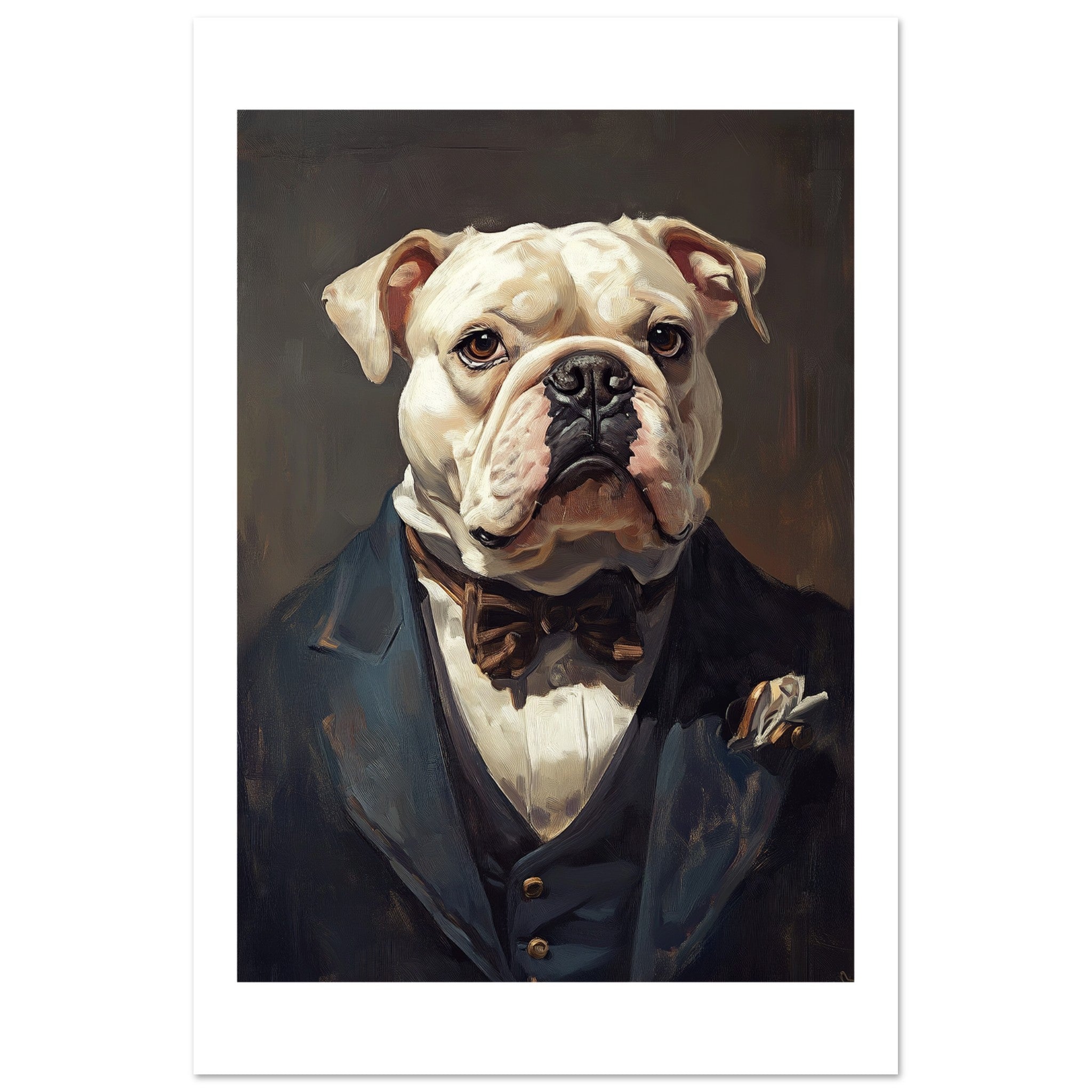 Bulldog Poster / Bulldog Art Work / Bulldog Print