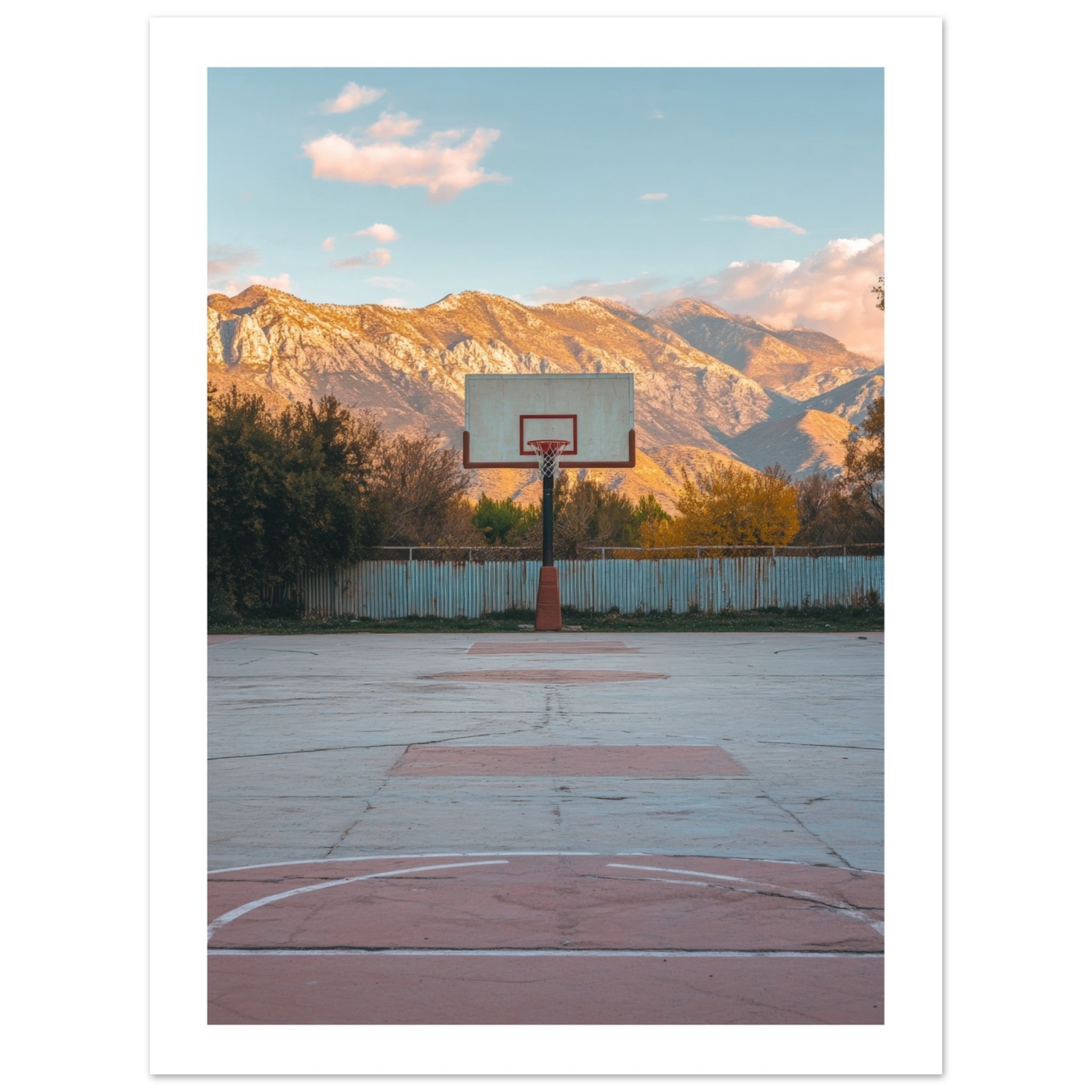 Basketball Court in Mountains 2