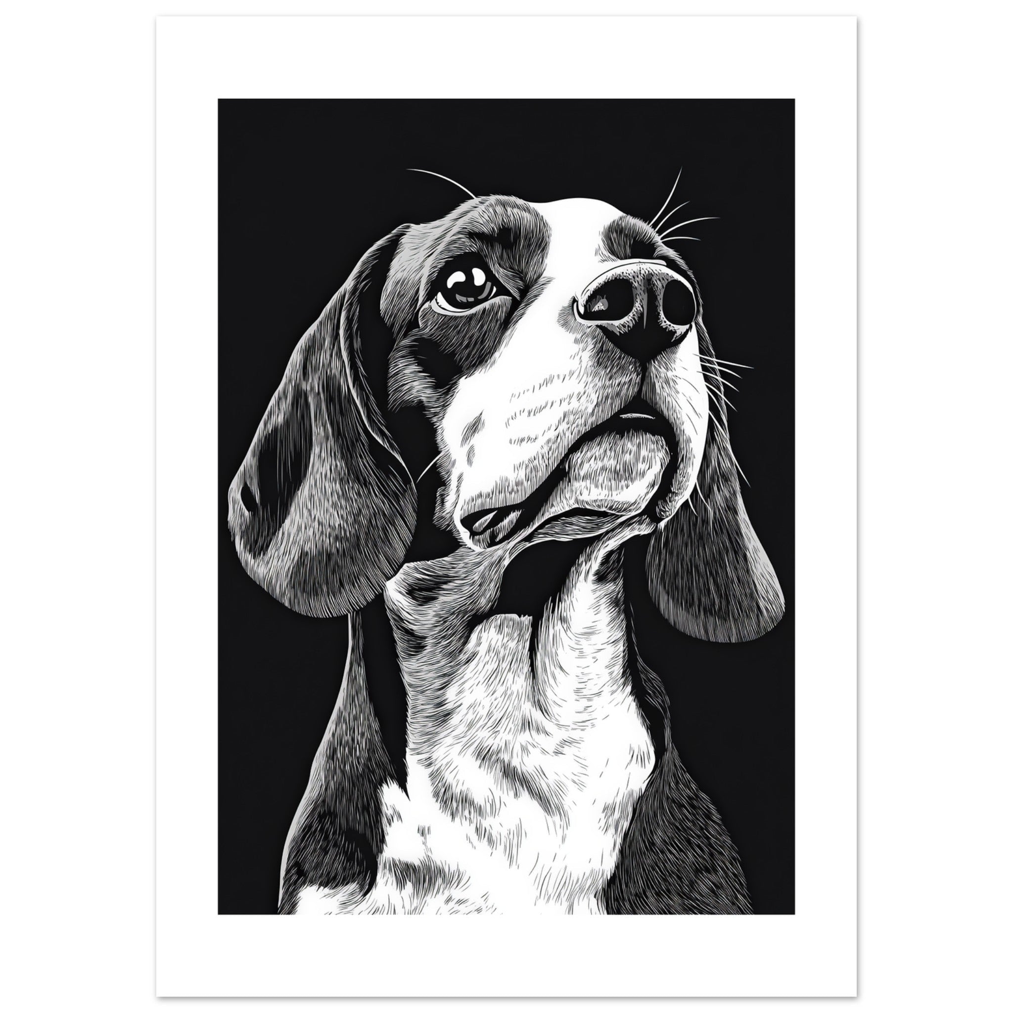 Beagle poster / Beagle Art Work / Beagle Print