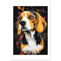 Beagle poster / Beagle Art Work / Beagle Print