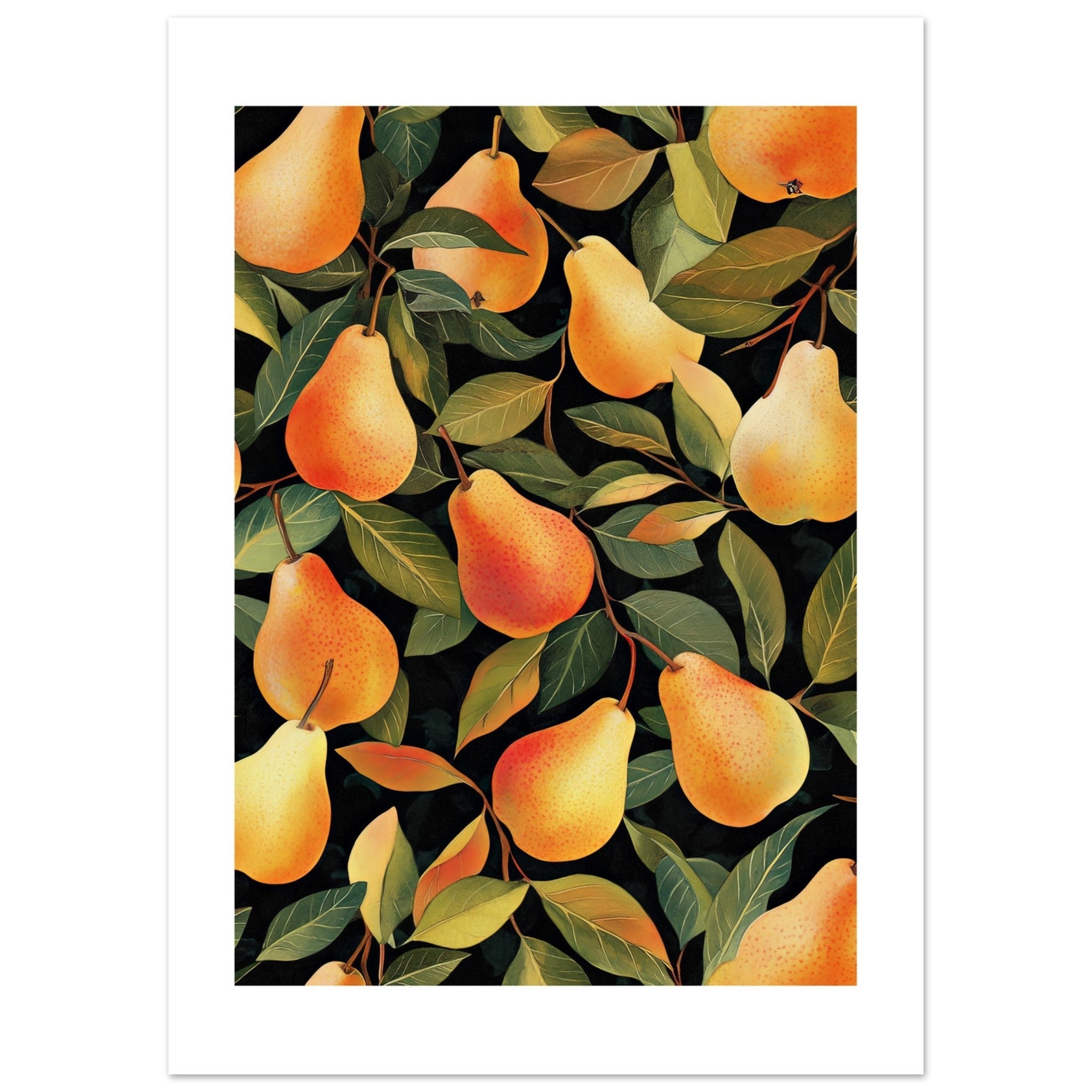 A pattern of pears