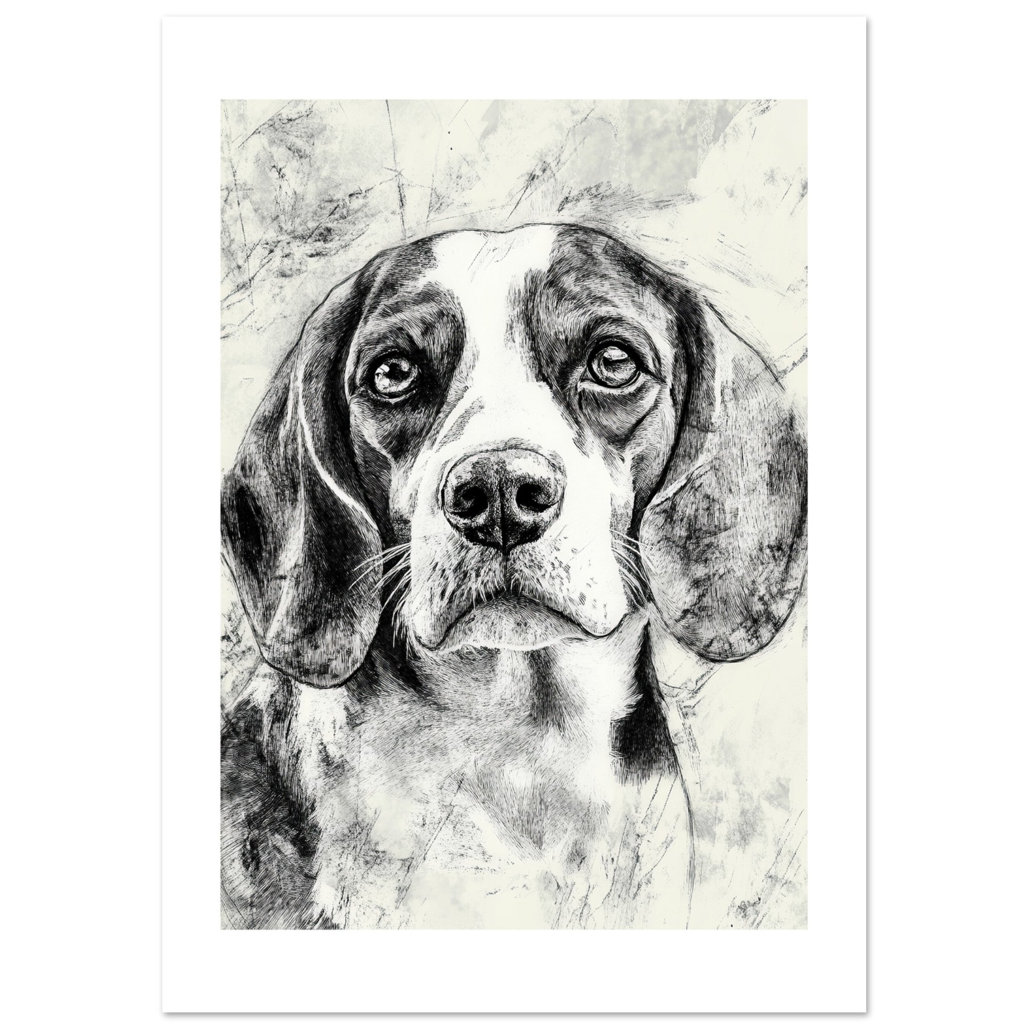 Beagle poster / Beagle Art Work / Beagle Print