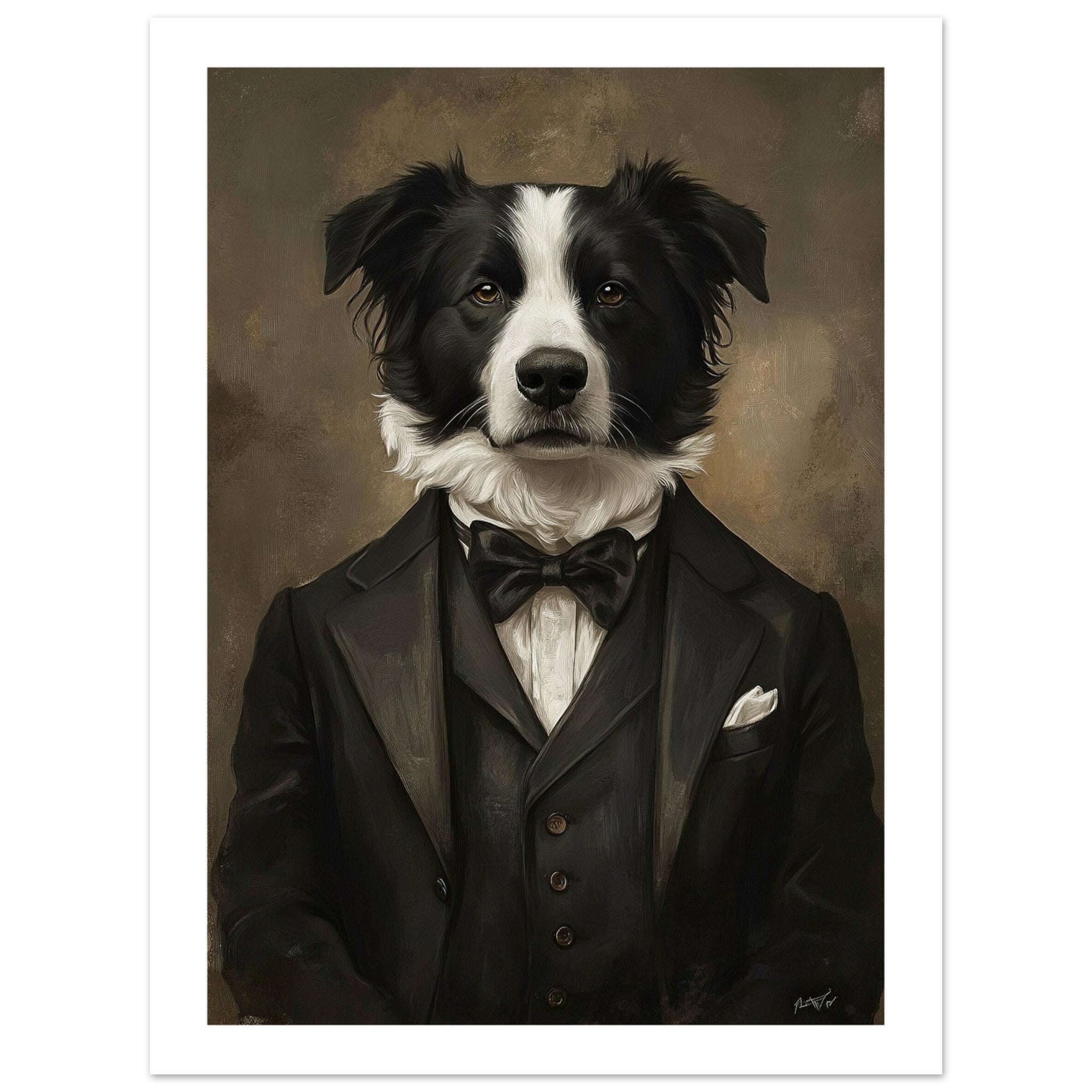 Border Collie Poster / Border Collie Art Work / Border Collie Print