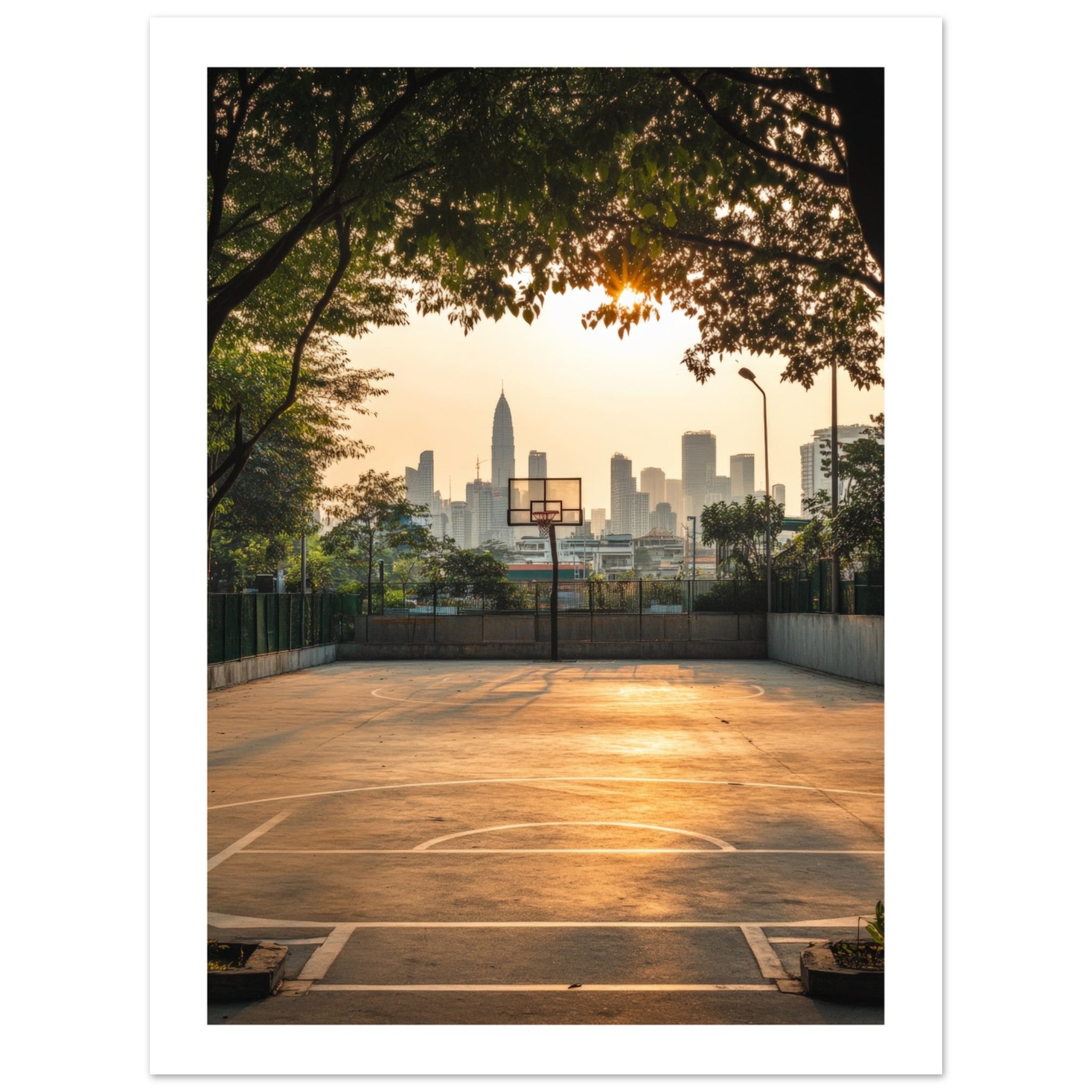 Basketball Court in Bangkok Thailand