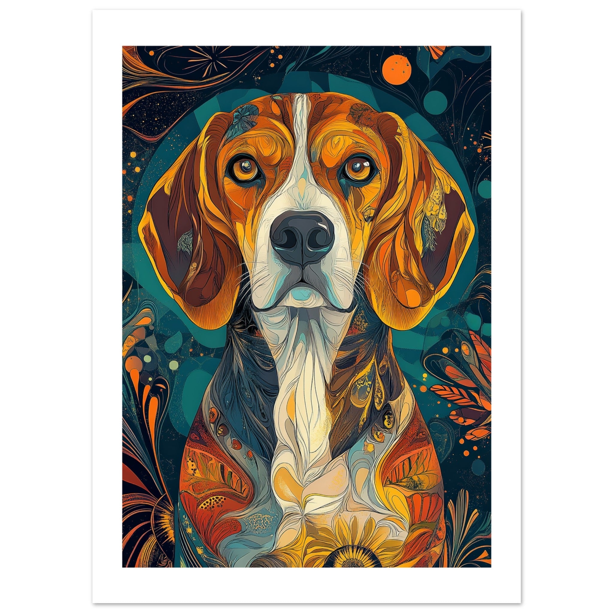 Beagle poster / Beagle Art Work / Beagle Print