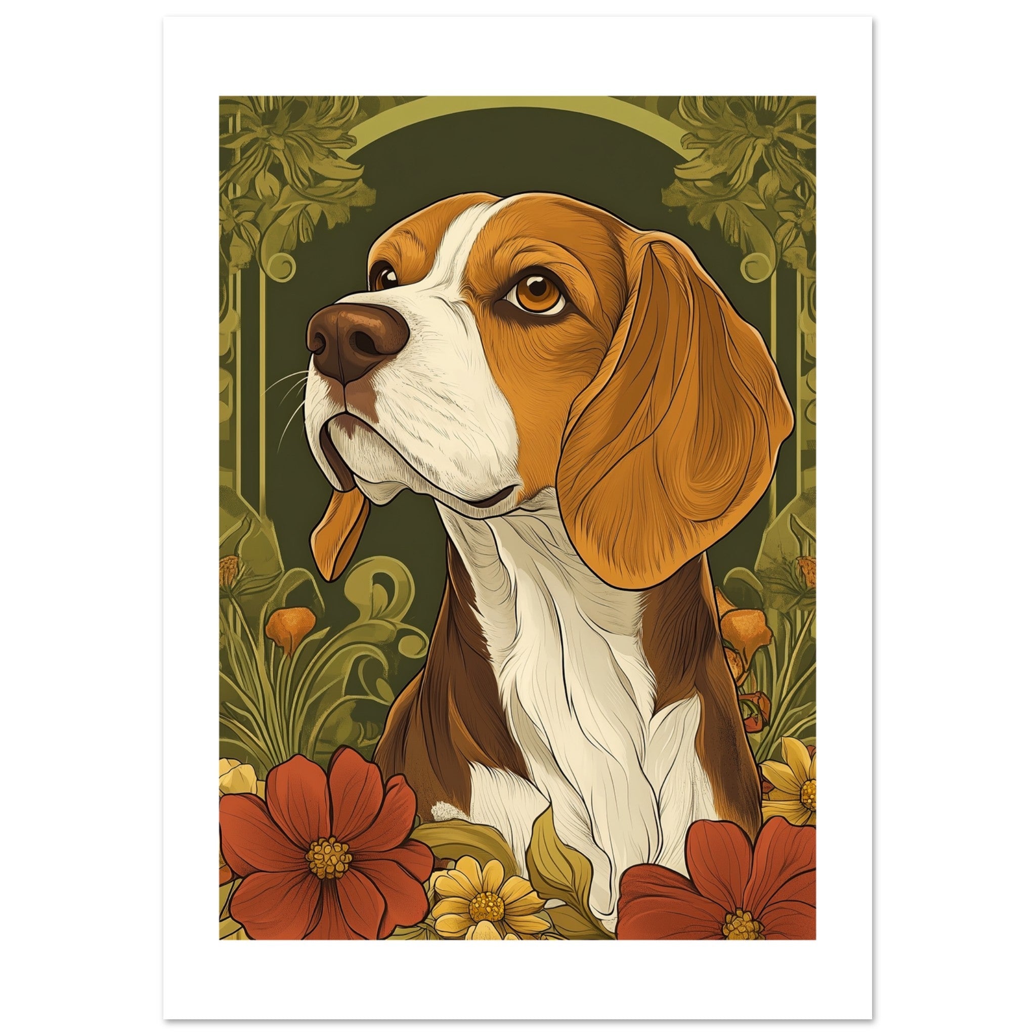 Beagle poster / Beagle Art Work / Beagle Print