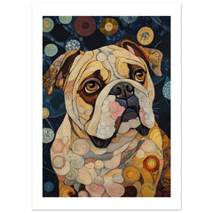 Bulldog Poster / Bulldog Art Work / Bulldog Print