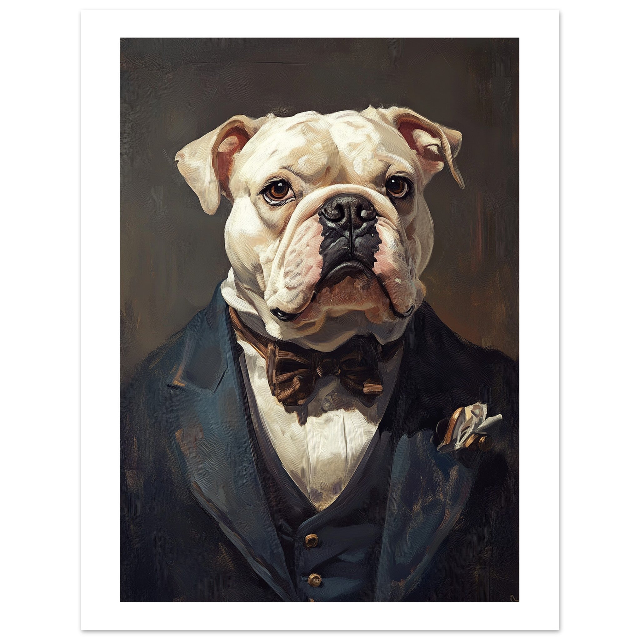 Bulldog Poster / Bulldog Art Work / Bulldog Print
