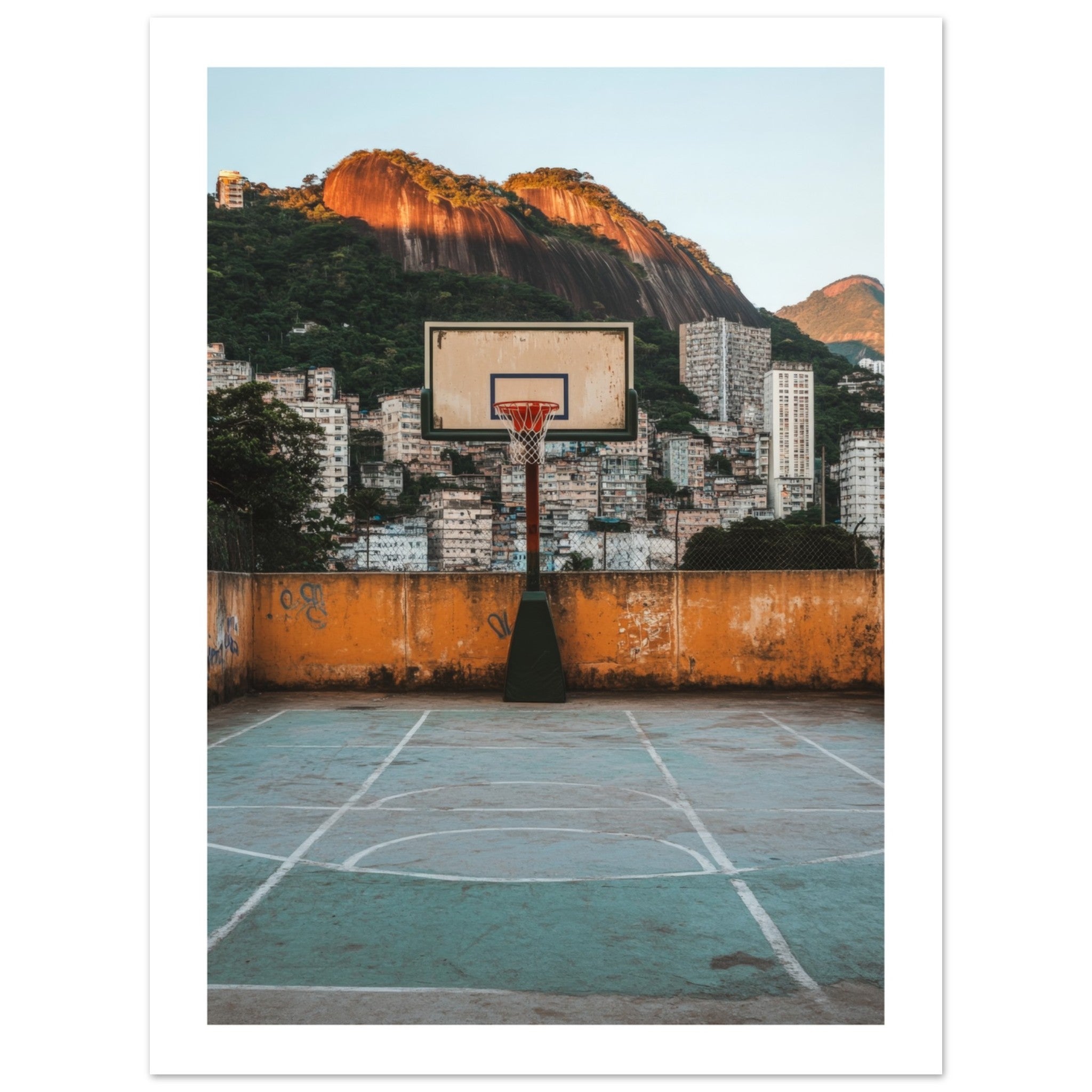 Basketball Court in Favela Rio de Janeiro 5