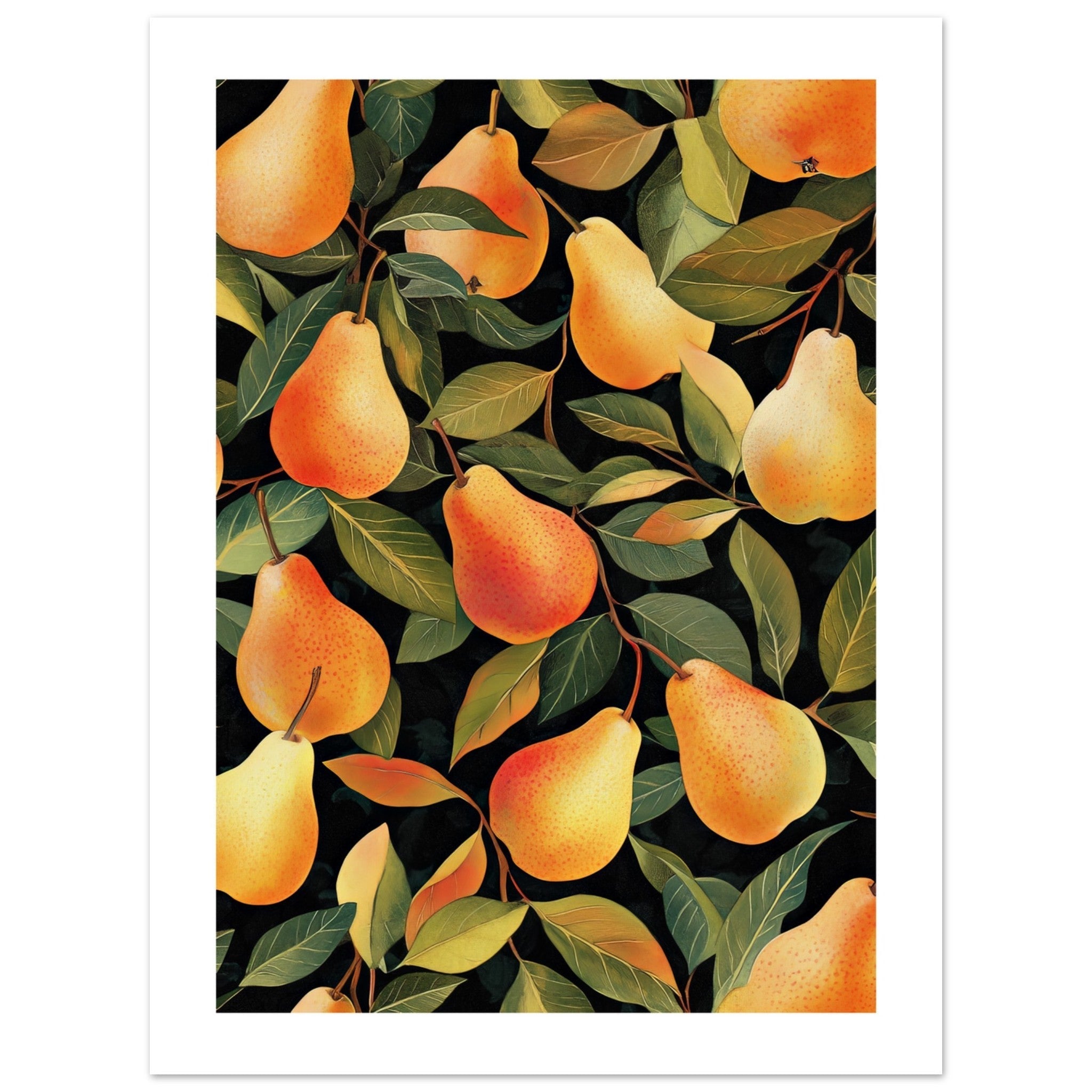 A pattern of pears