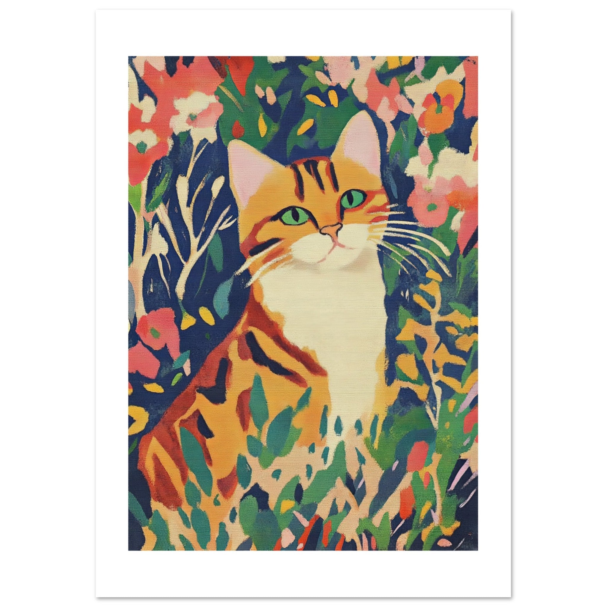 Bengal Cat Inspired by Matisse 3