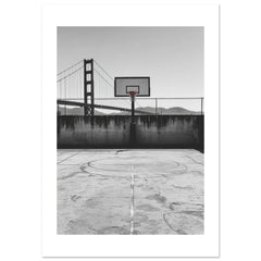 Basketball Court in Golden Gate Bridge San Francisco