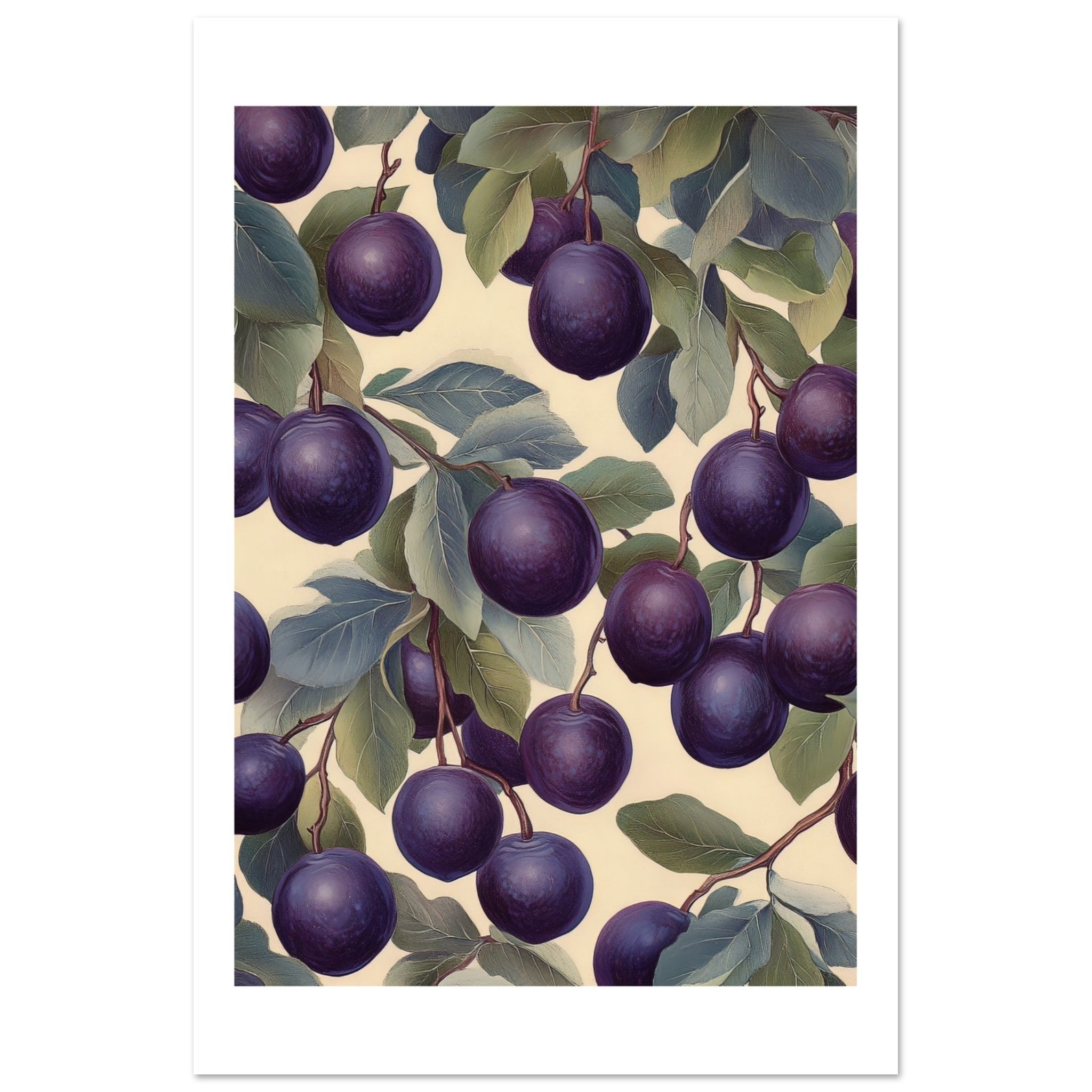 A pattern of Plums 1