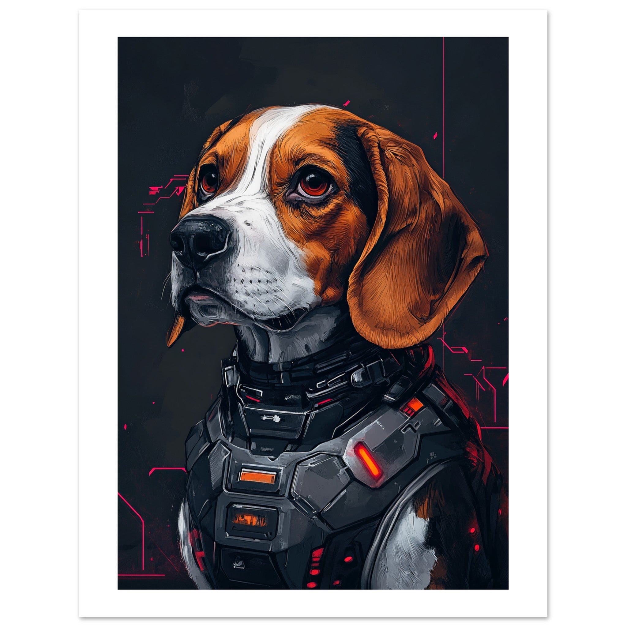 Beagle poster / Beagle Art Work / Beagle Print