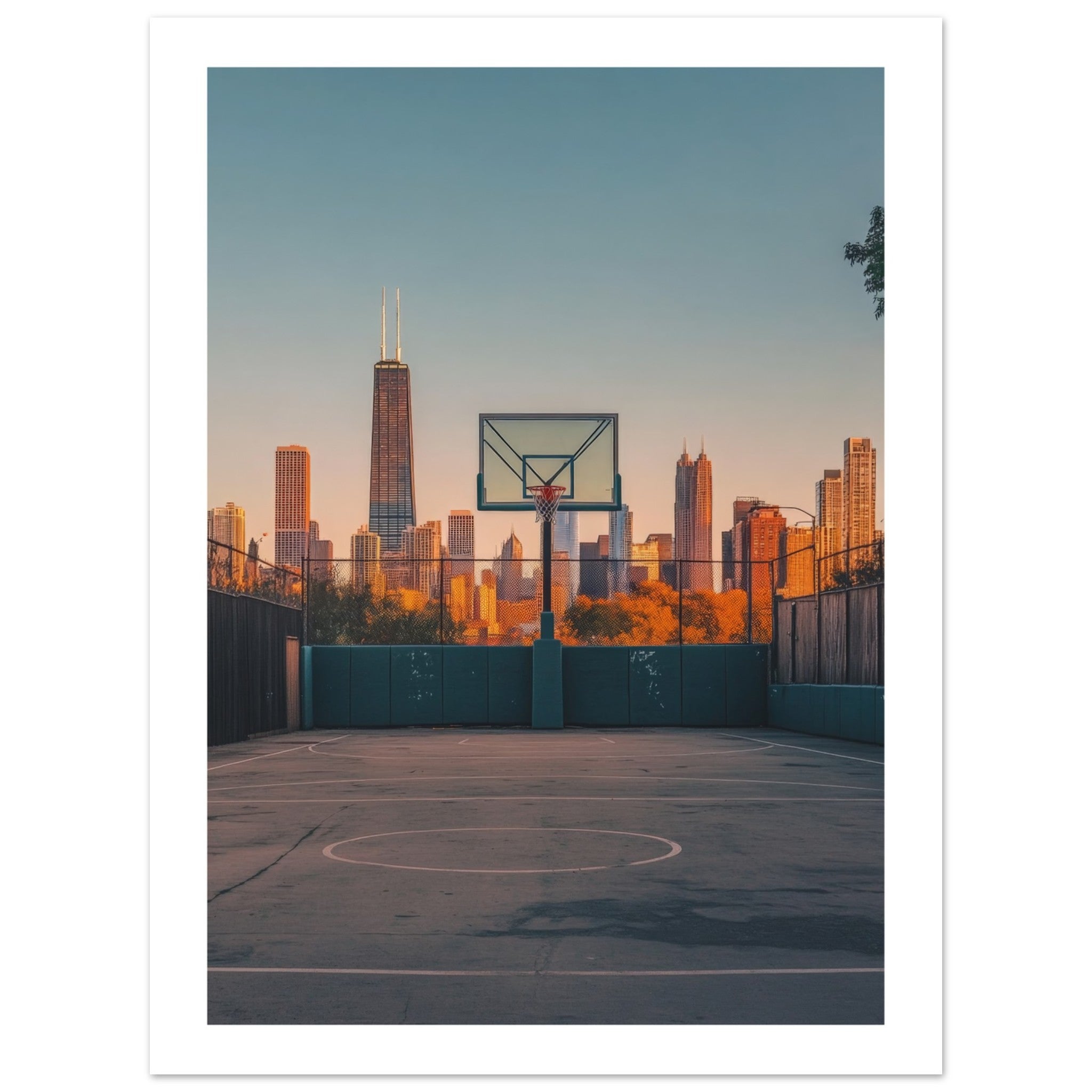 Basketball Court in Chicago 2
