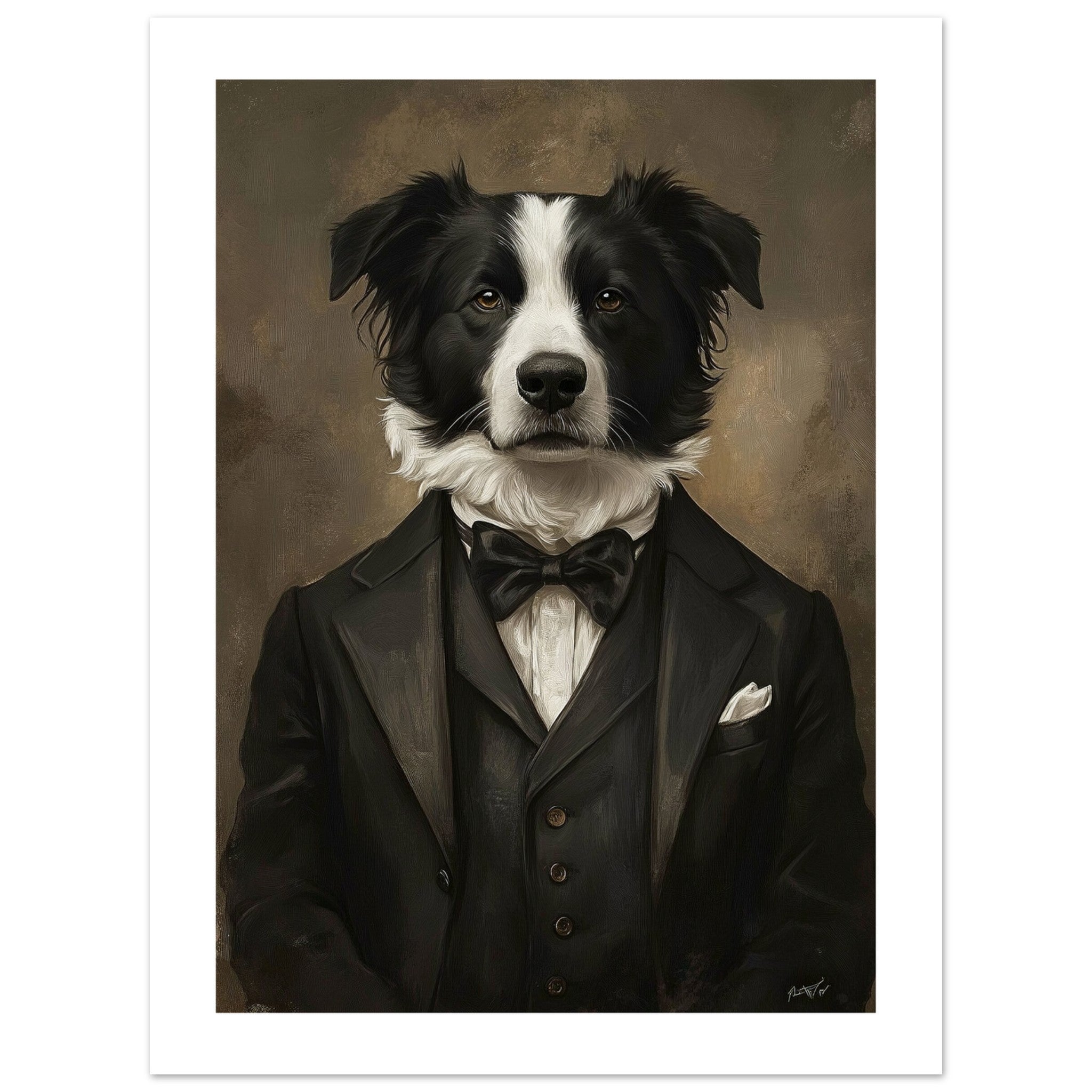 Border Collie Poster / Border Collie Art Work / Border Collie Print
