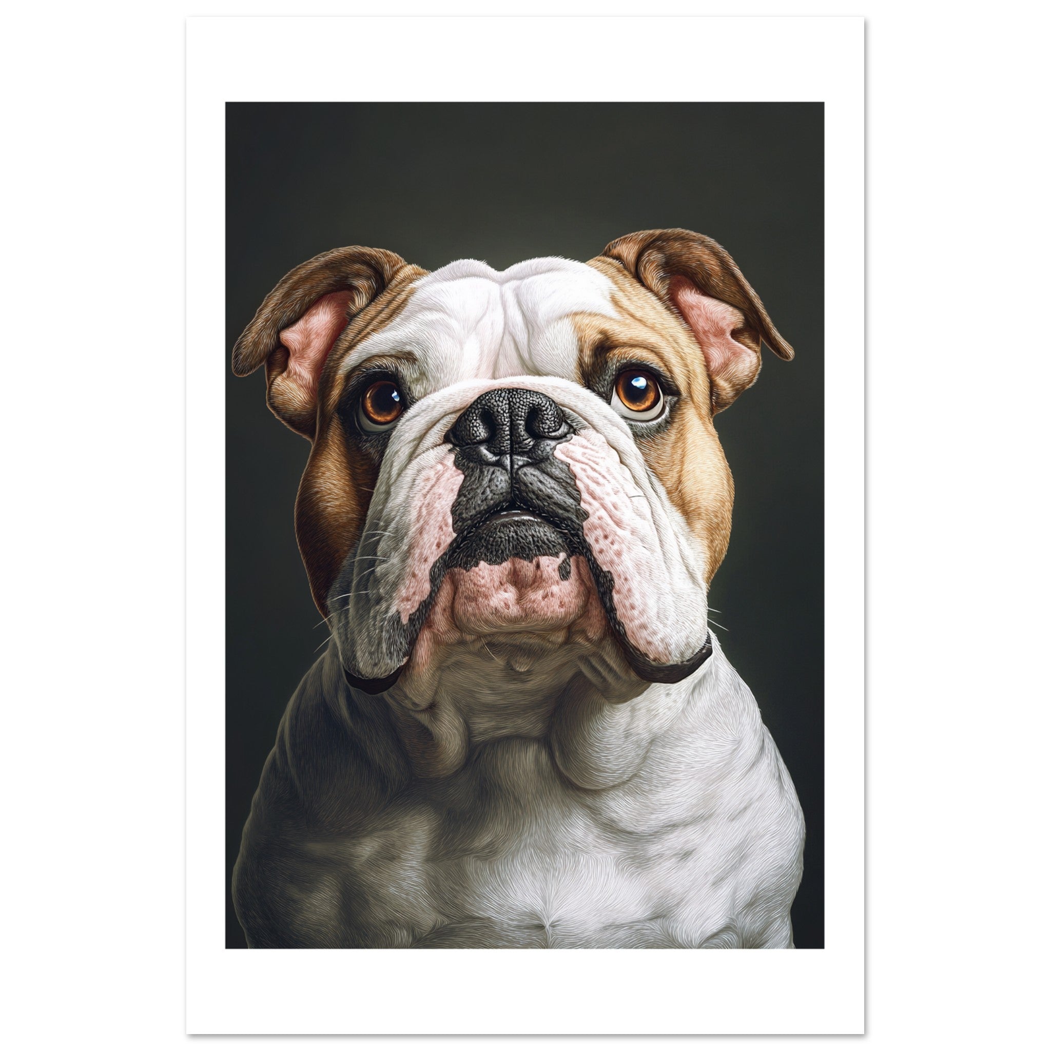 Bulldog Poster / Bulldog Art Work / Bulldog Print