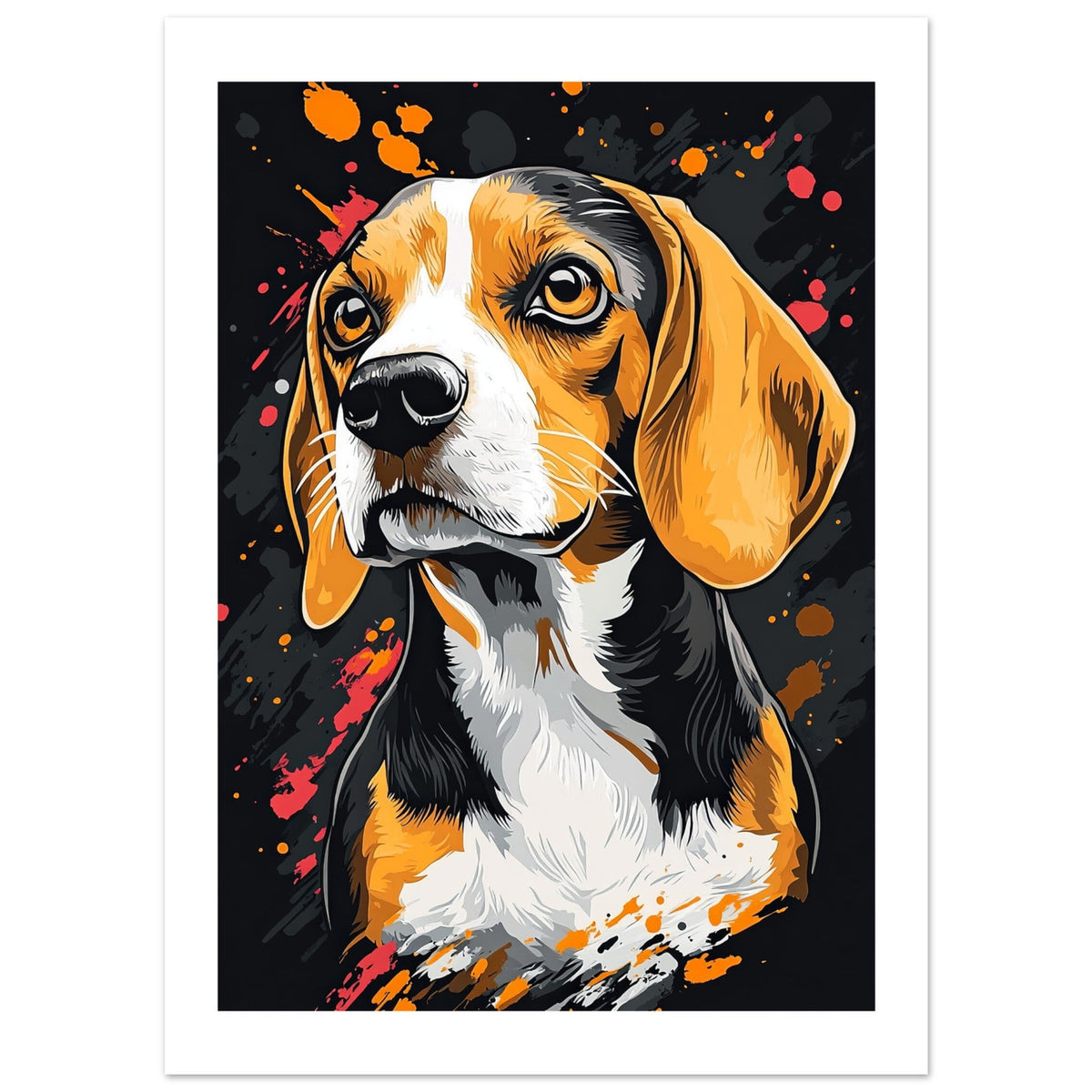 Beagle poster / Beagle Art Work / Beagle Print