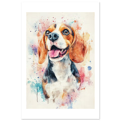 Beagle poster / Beagle Art Work / Beagle Print
