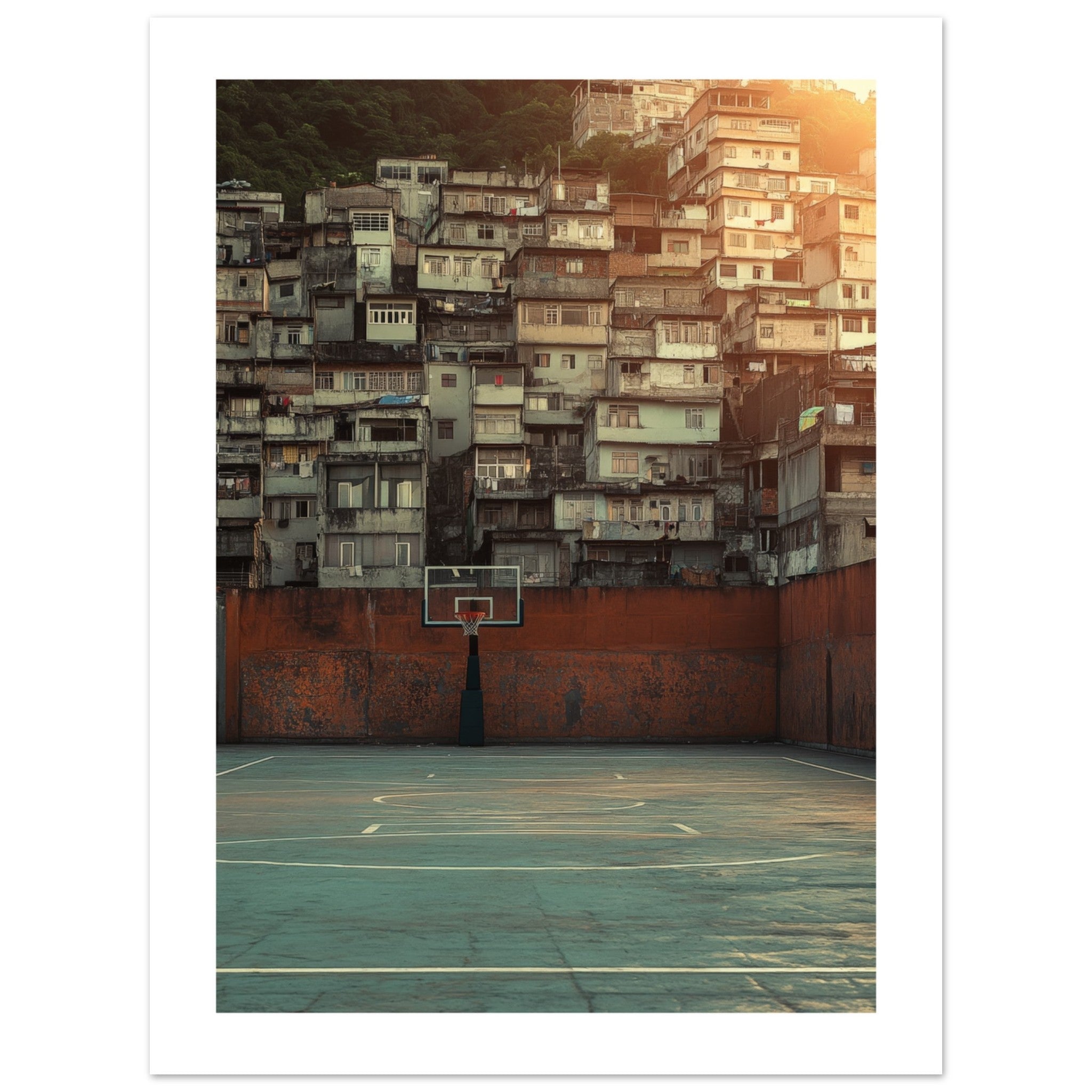 Basketball Court in Favela Rio de Janeiro 4